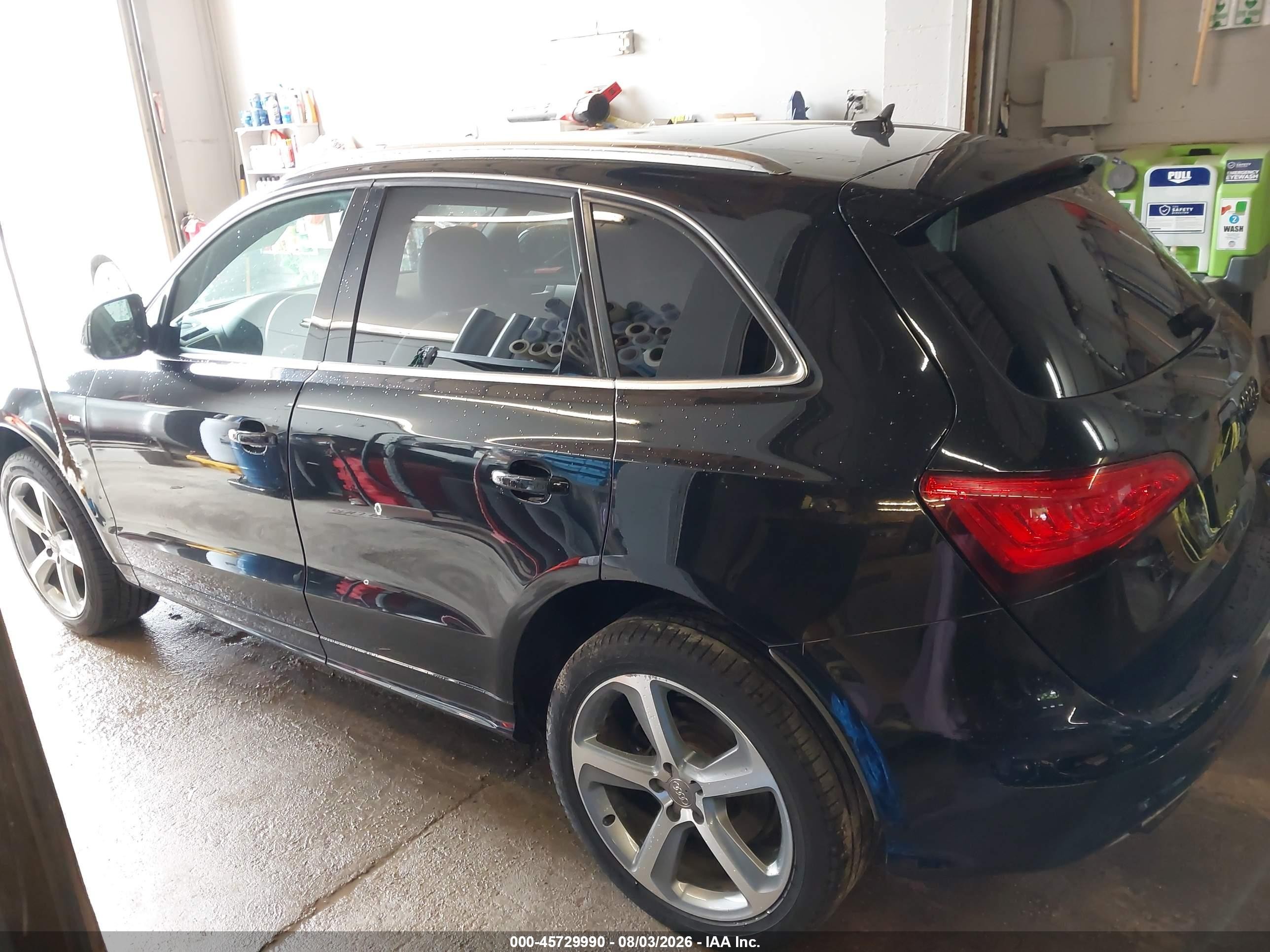 2013 Audi Q5 3.0t Premium Plus Black vin: WA1WGAFP2DA044205