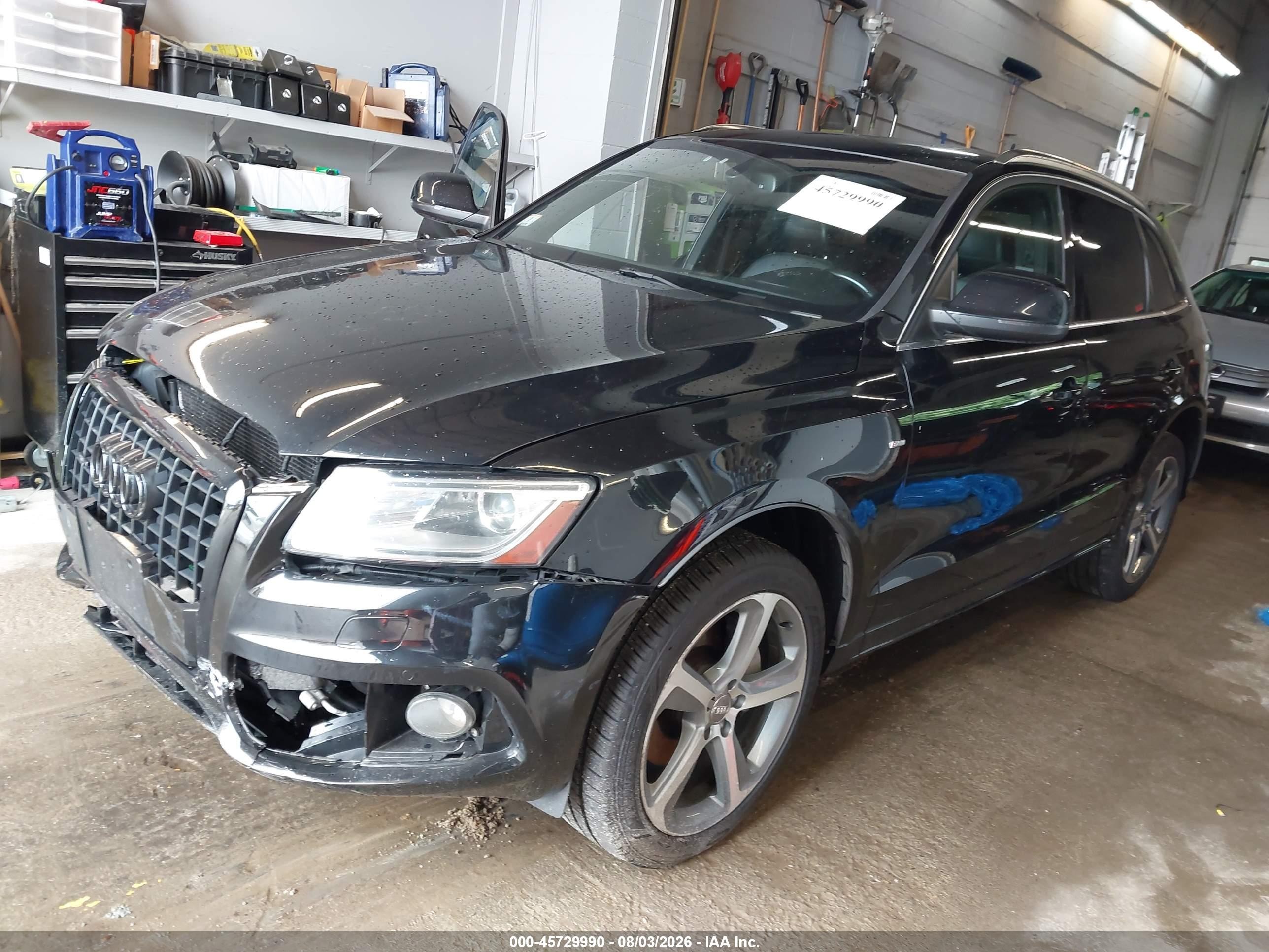 2013 Audi Q5 3.0t Premium Plus Black vin: WA1WGAFP2DA044205