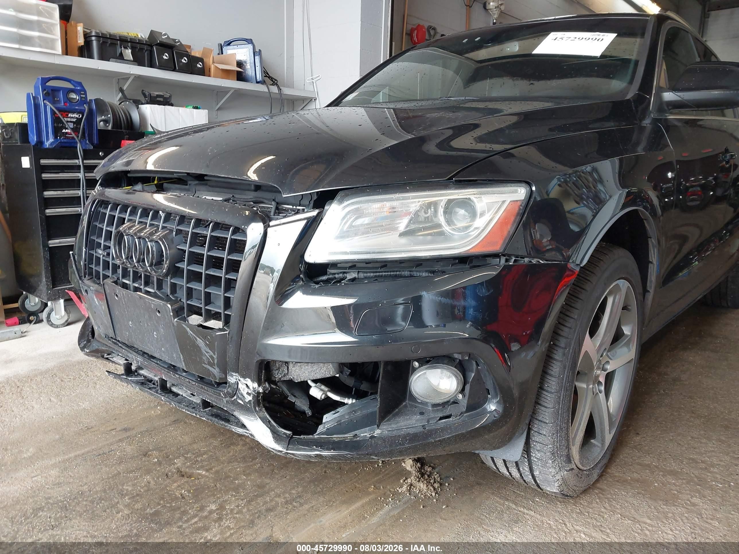 2013 Audi Q5 3.0t Premium Plus Black vin: WA1WGAFP2DA044205