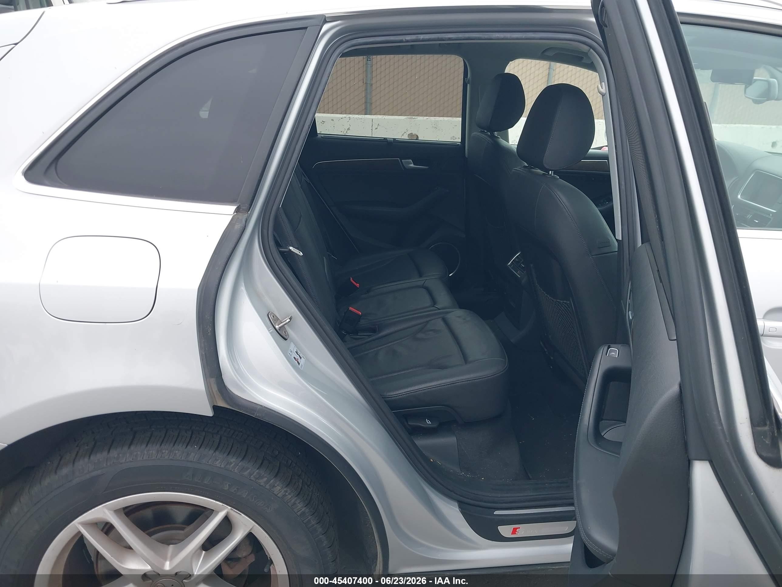 2013 Audi Q5 3.0t Premium Plus Gray vin: WA1WGAFP2DA070156