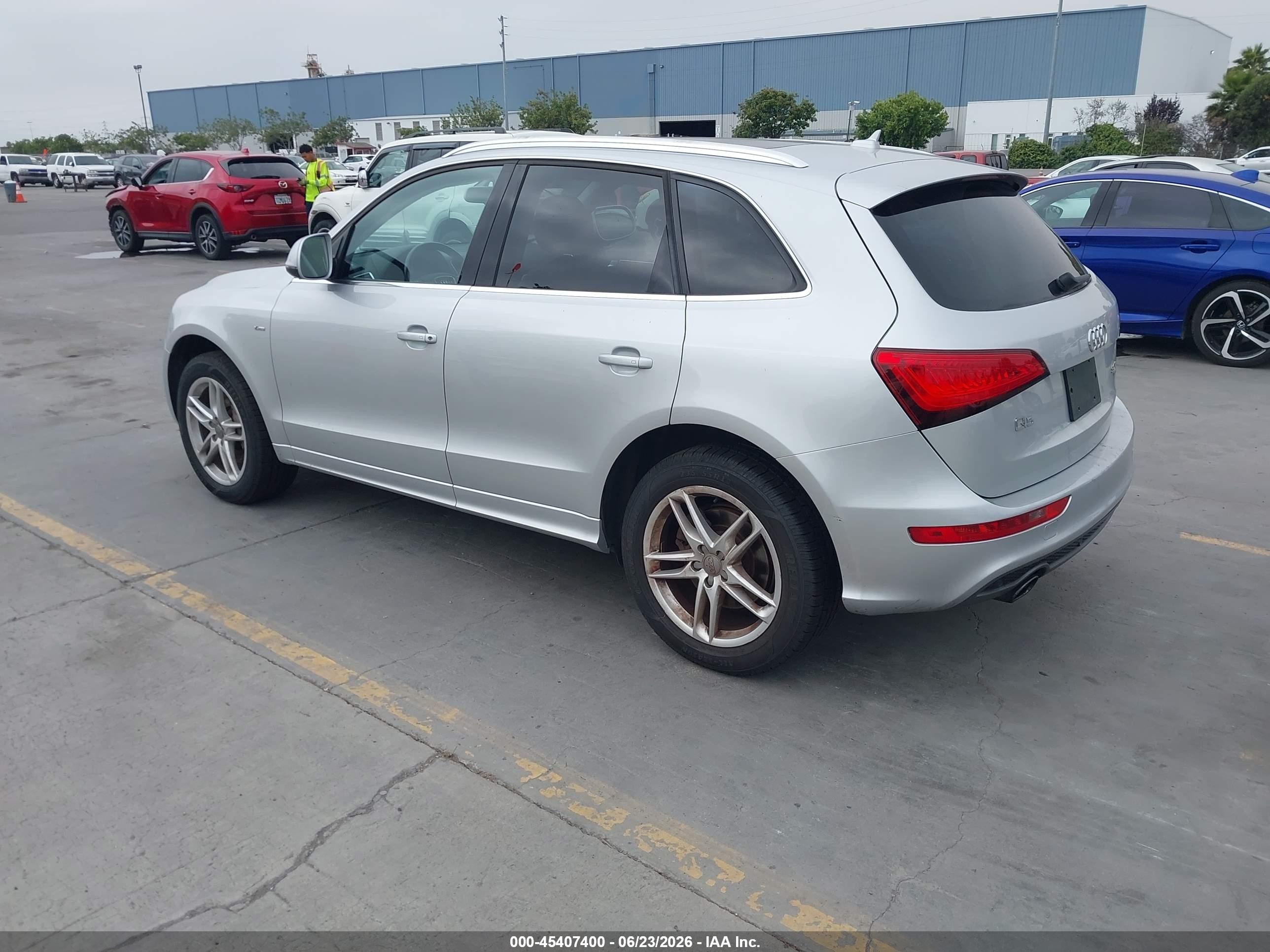 2013 Audi Q5 3.0t Premium Plus Gray vin: WA1WGAFP2DA070156