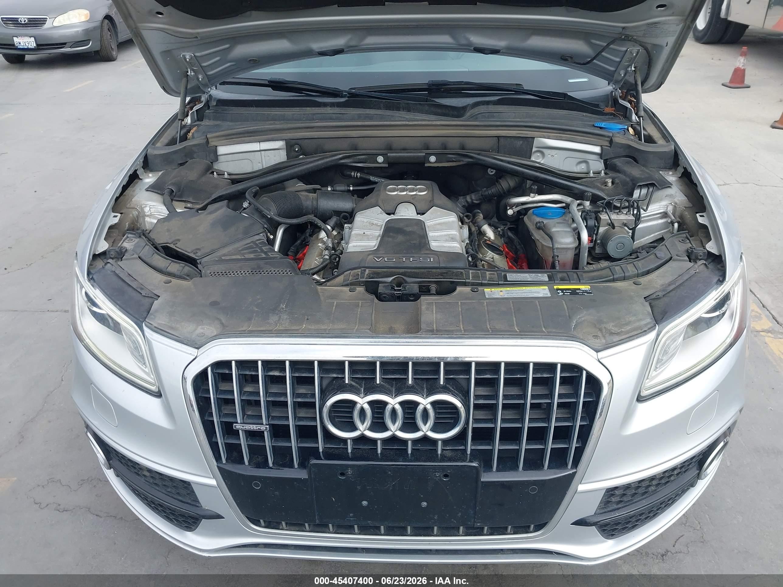 2013 Audi Q5 3.0t Premium Plus Gray vin: WA1WGAFP2DA070156