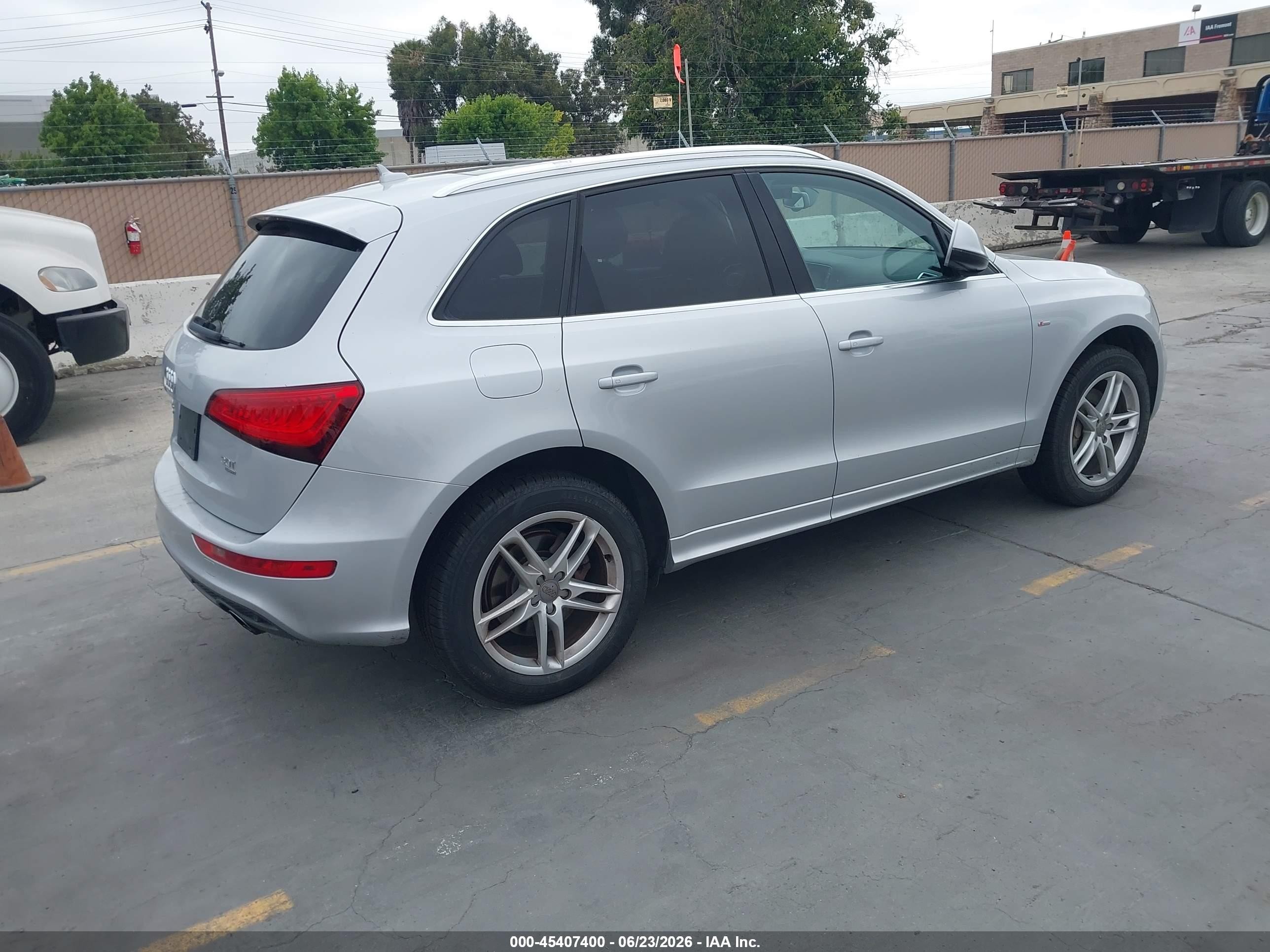 2013 Audi Q5 3.0t Premium Plus Gray vin: WA1WGAFP2DA070156