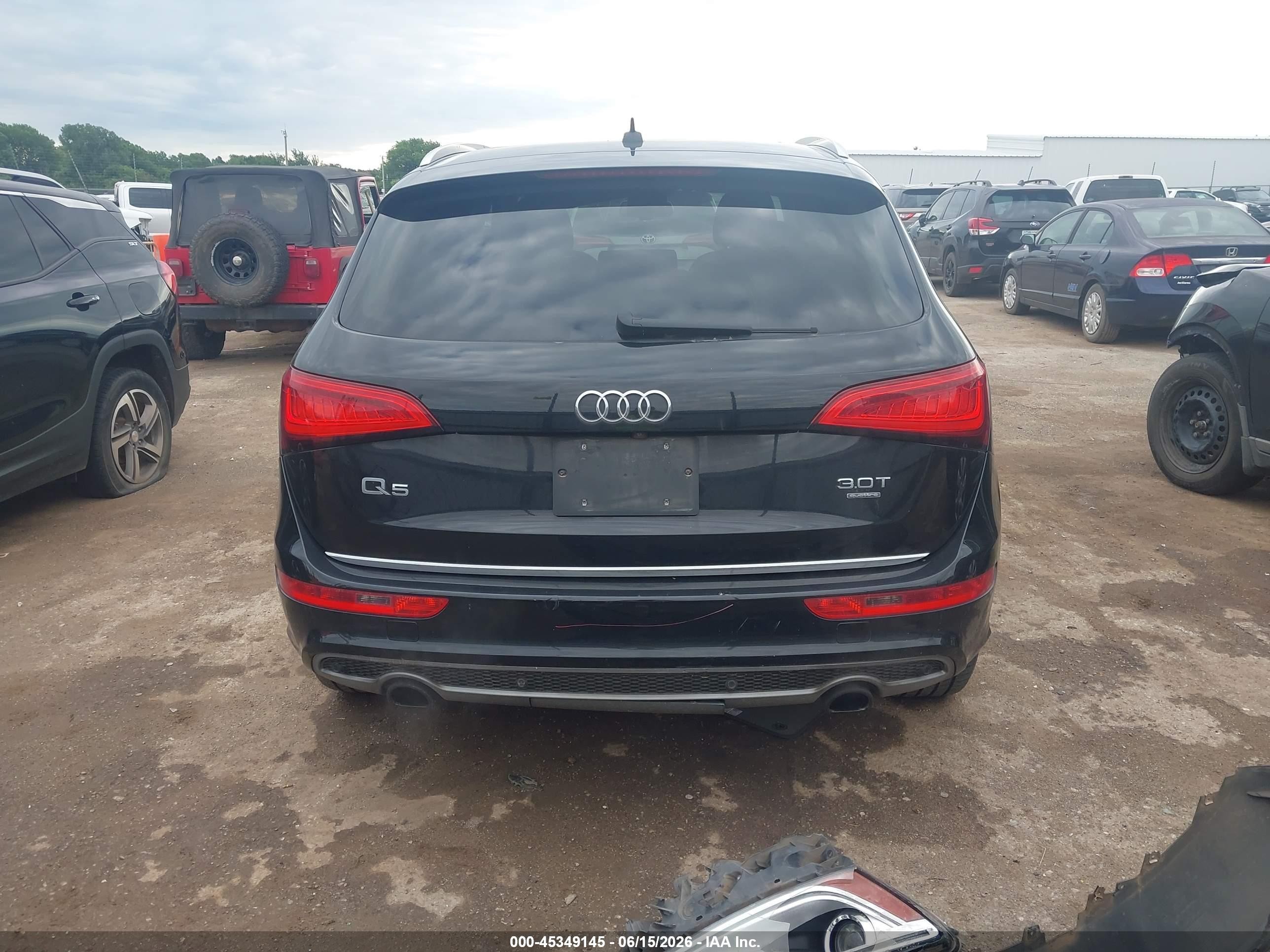2015 Audi Q5 3.0t Premium Plus Black vin: WA1WGAFP3FA060979