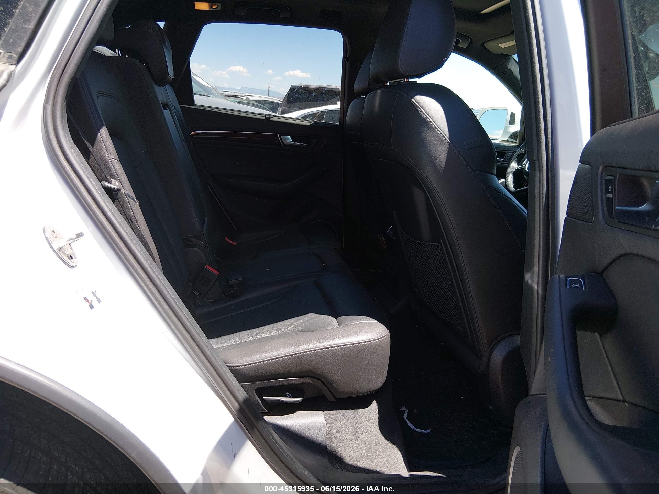 2015 Audi Q5 3.0t Premium Plus White vin: WA1WGAFP6FA140213