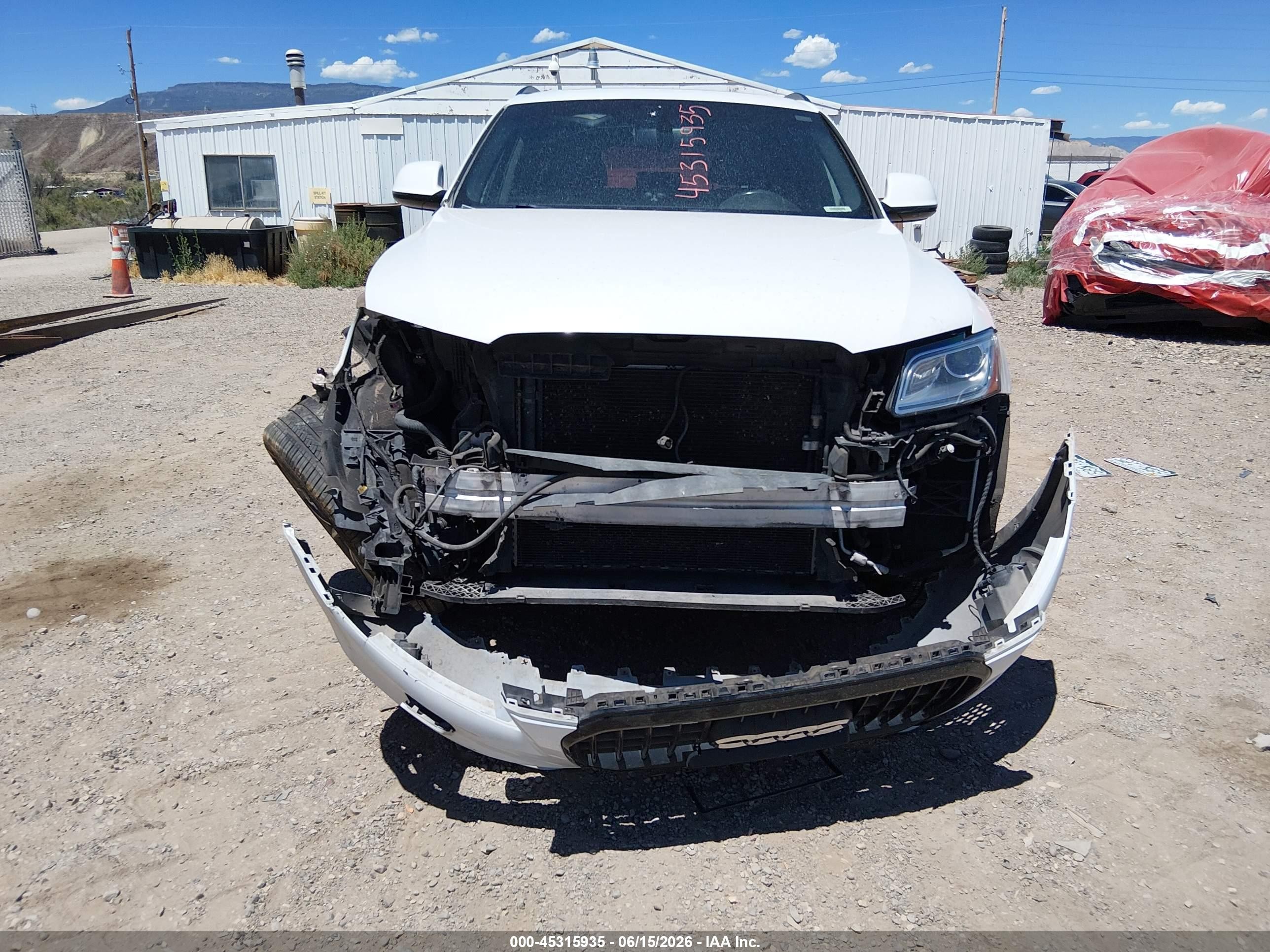 2015 Audi Q5 3.0t Premium Plus White vin: WA1WGAFP6FA140213