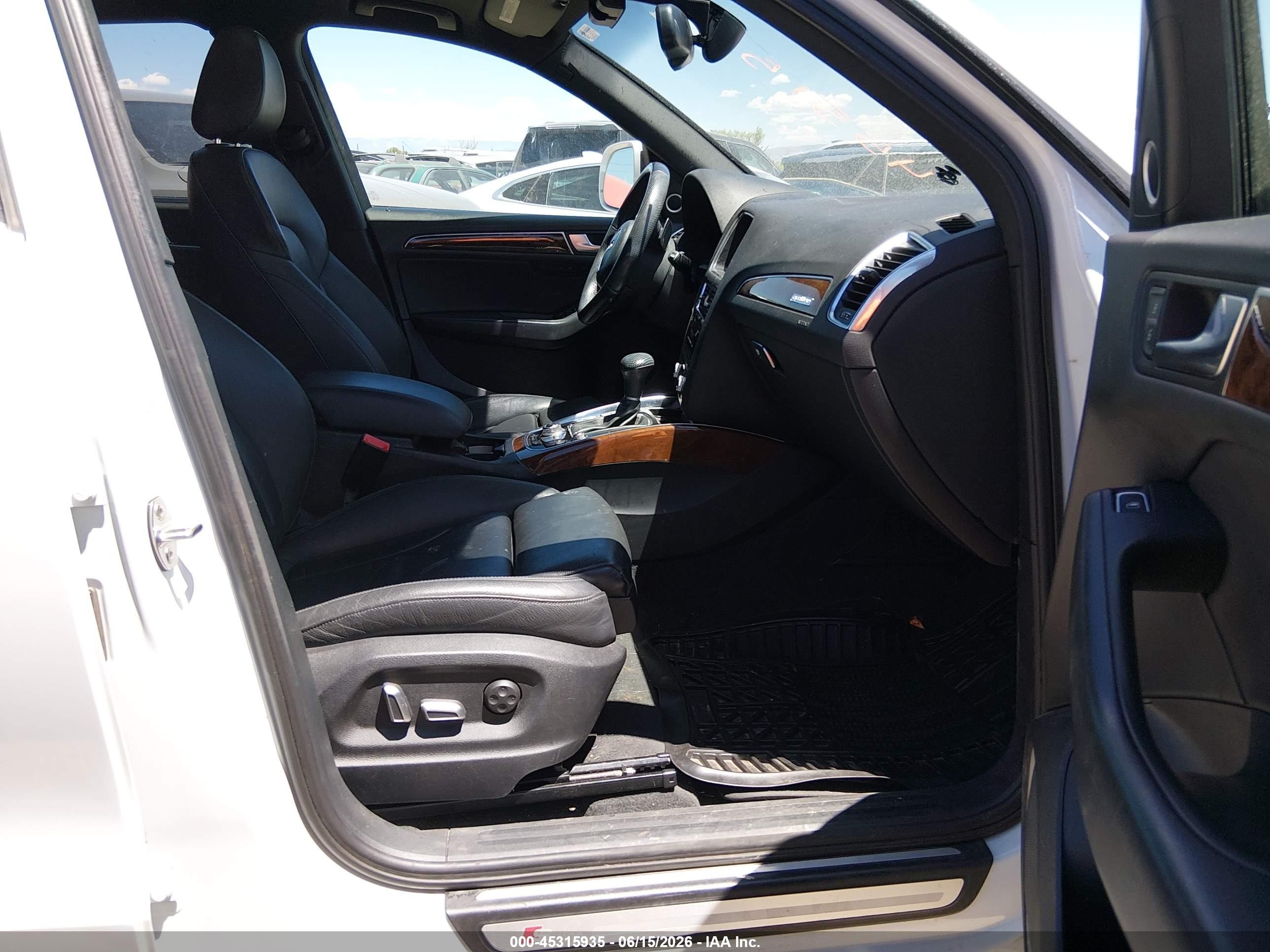 2015 Audi Q5 3.0t Premium Plus White vin: WA1WGAFP6FA140213