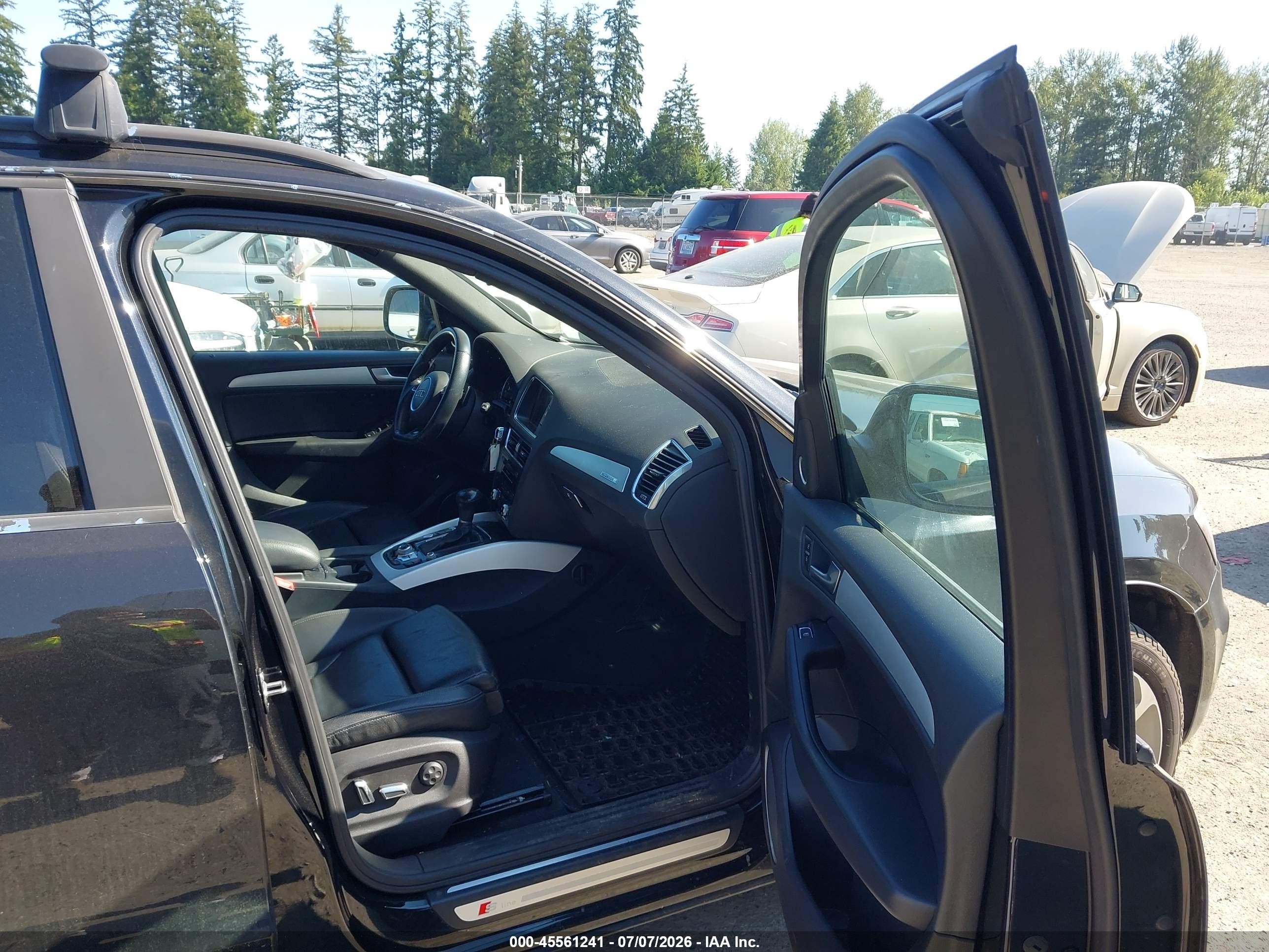 2013 Audi Q5 3.0t Premium Plus Black vin: WA1WGAFP7DA062411