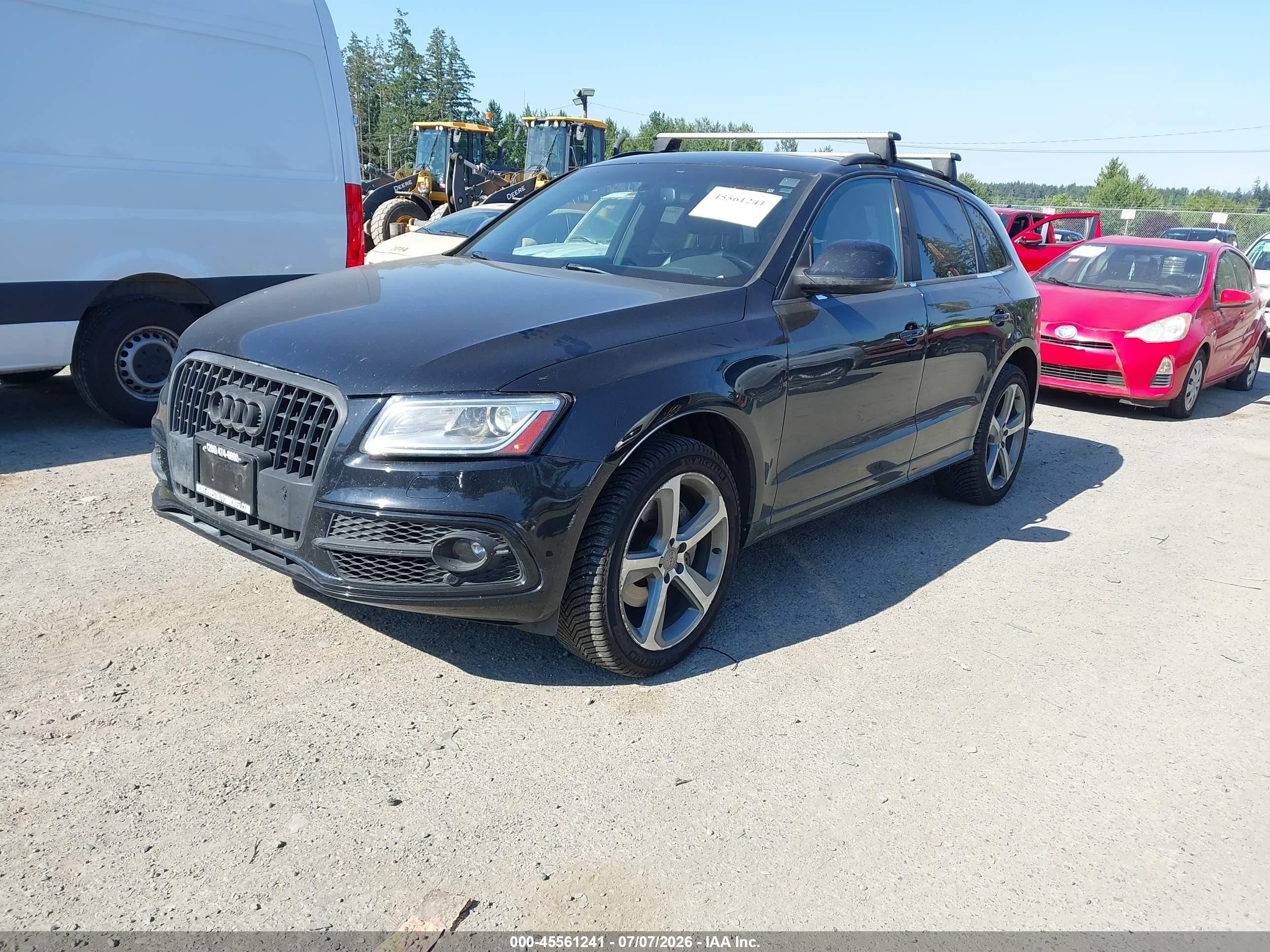 2013 Audi Q5 3.0t Premium Plus Black vin: WA1WGAFP7DA062411