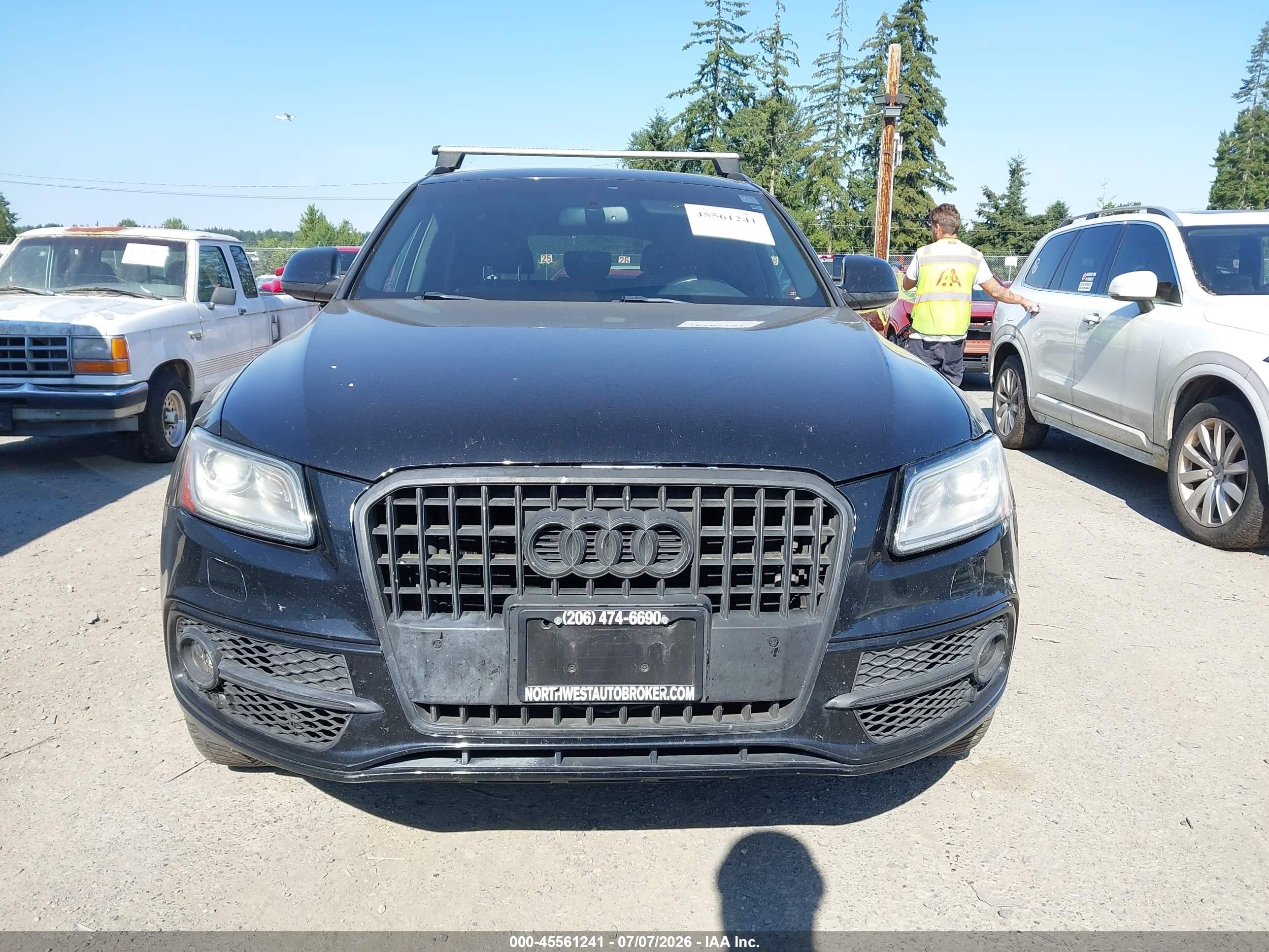 2013 Audi Q5 3.0t Premium Plus Black vin: WA1WGAFP7DA062411