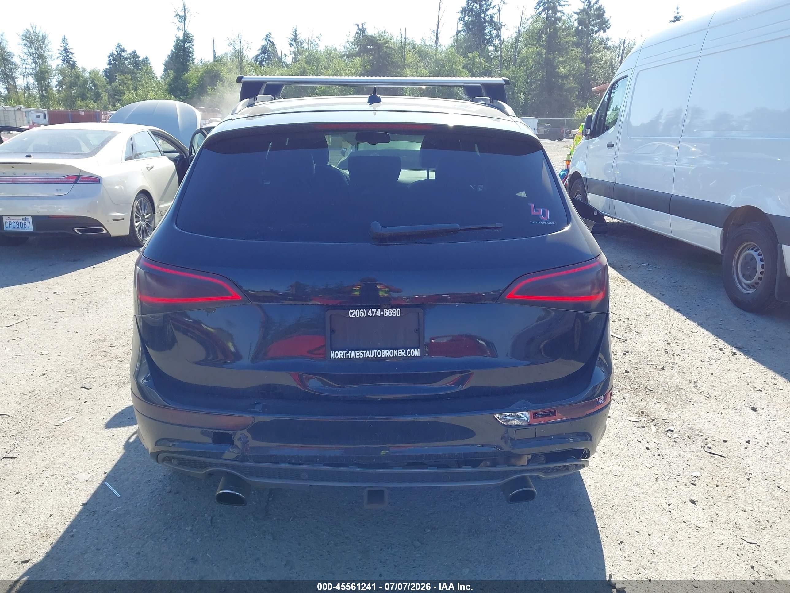 2013 Audi Q5 3.0t Premium Plus Black vin: WA1WGAFP7DA062411