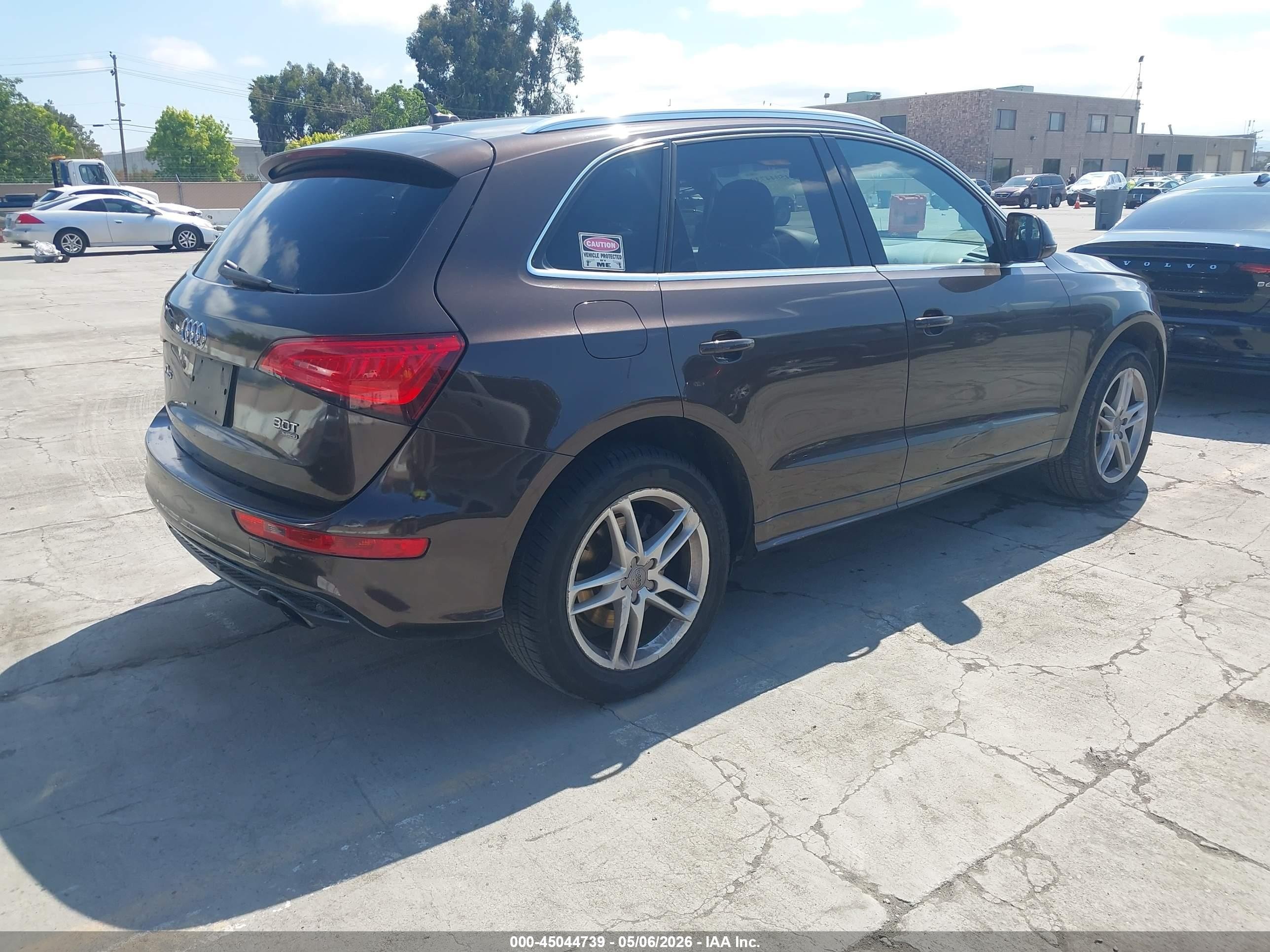 2014 Audi Q5 3.0t Premium Plus Dark Brown vin: WA1WGAFP7EA040149