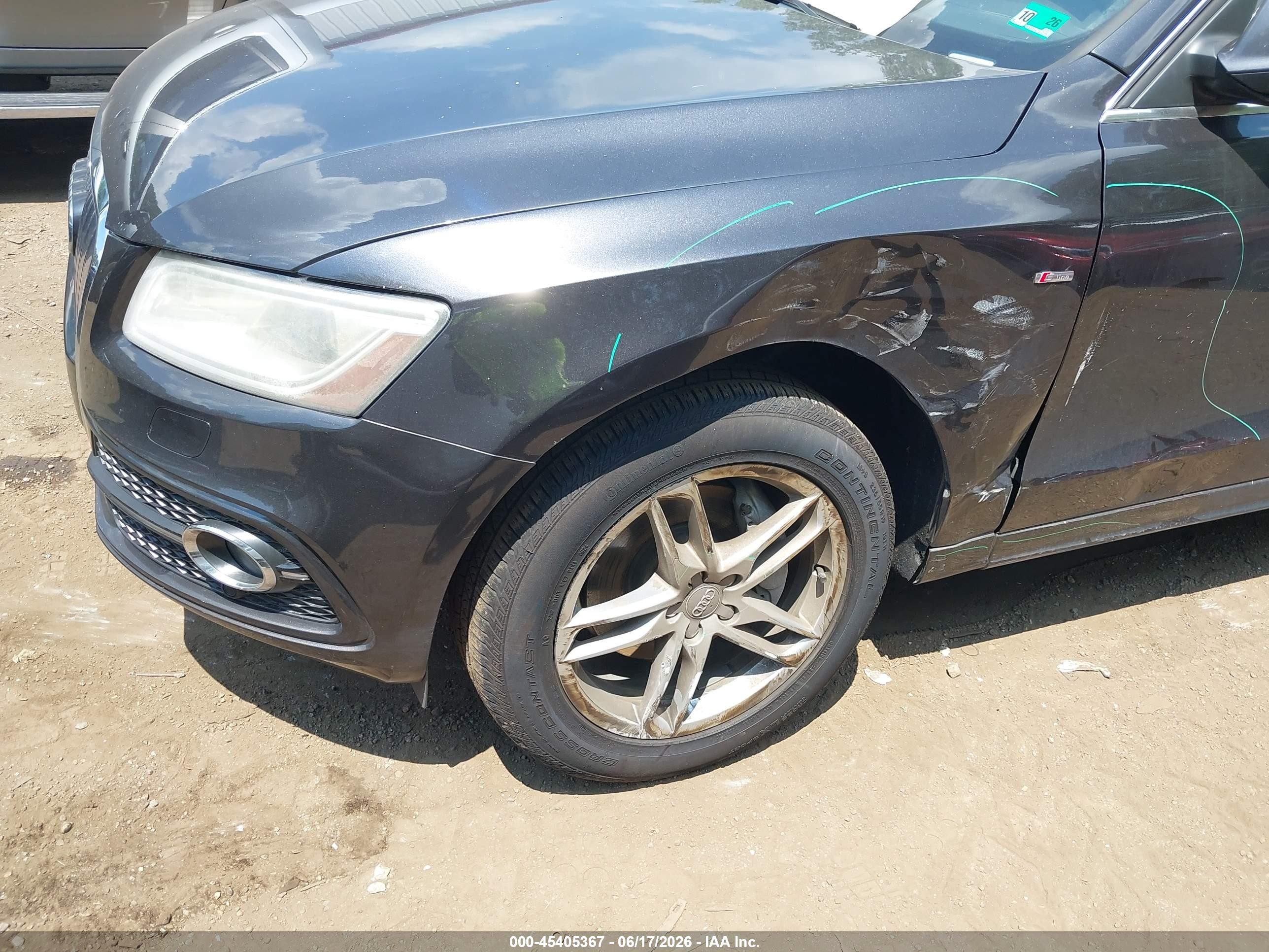2014 Audi Q5 3.0t Premium Plus Серый vin: WA1WGAFP9EA080118