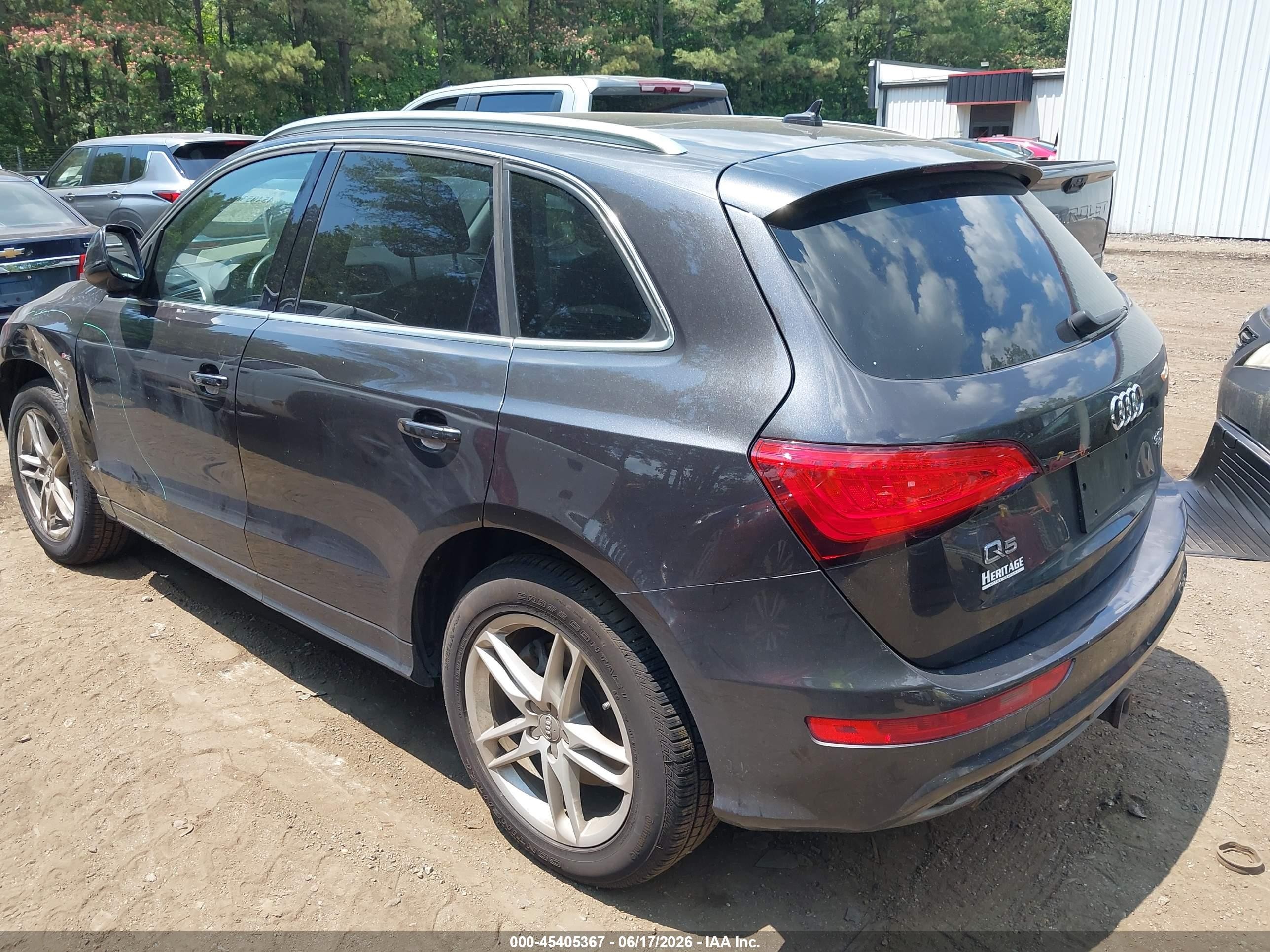 2014 Audi Q5 3.0t Premium Plus Серый vin: WA1WGAFP9EA080118