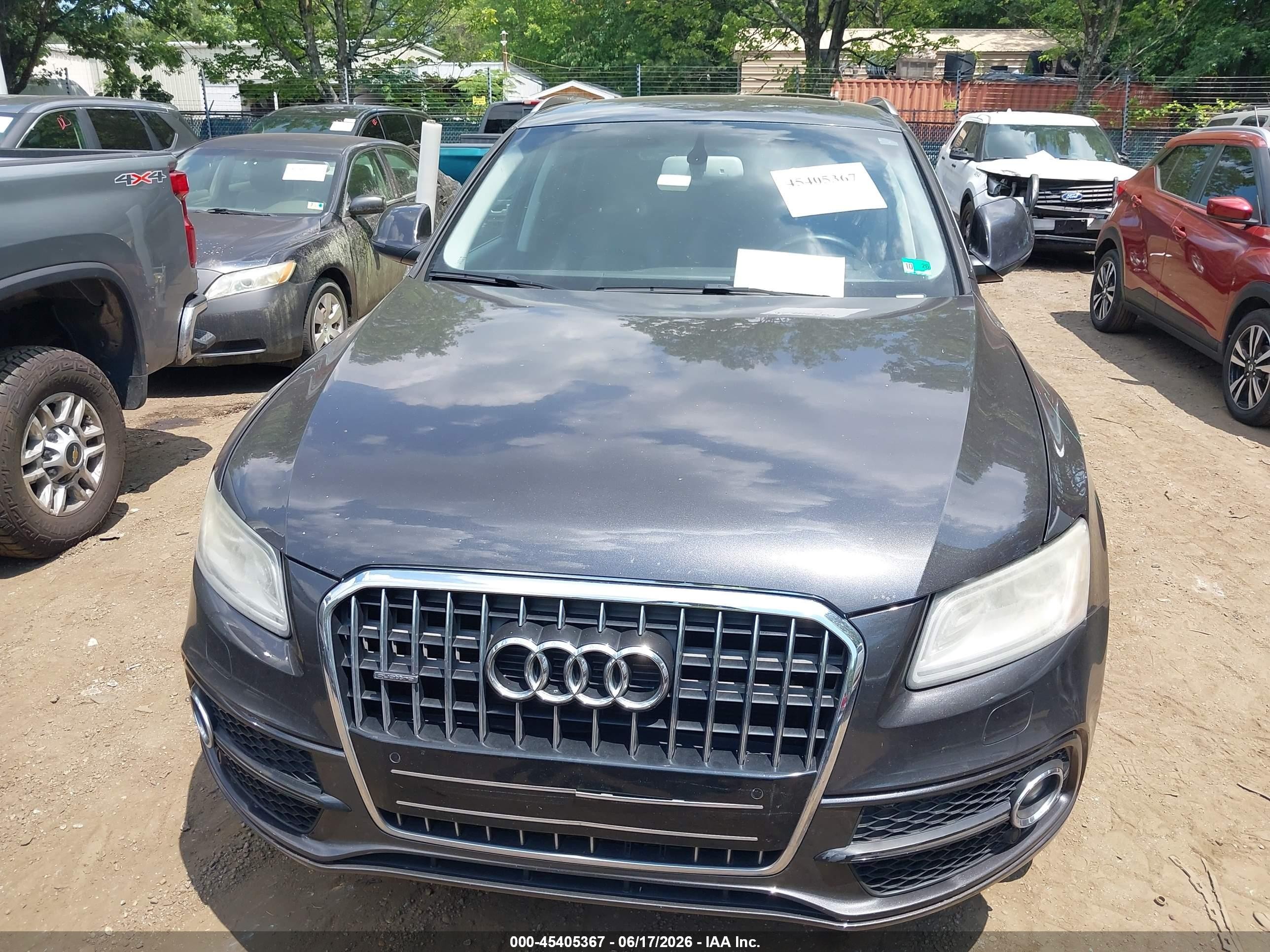 2014 Audi Q5 3.0t Premium Plus Серый vin: WA1WGAFP9EA080118