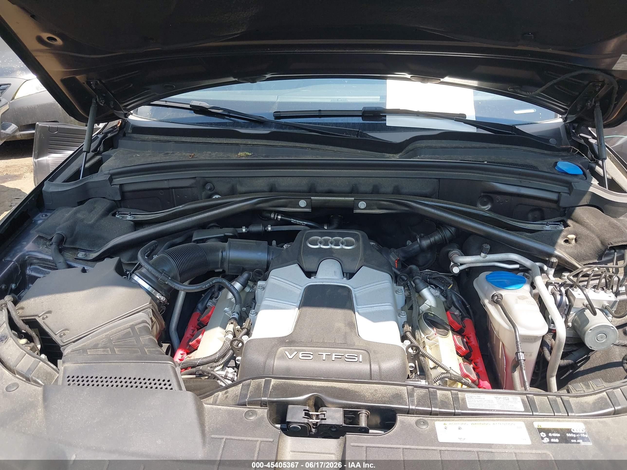 2014 Audi Q5 3.0t Premium Plus Серый vin: WA1WGAFP9EA080118