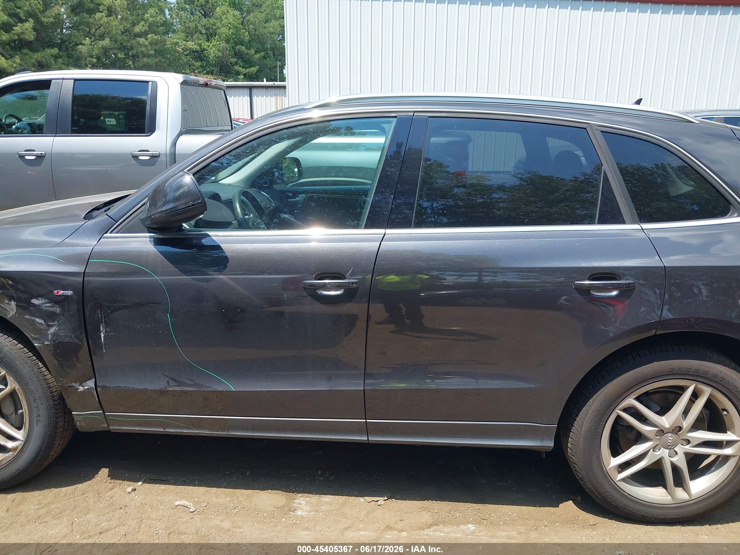 2014 Audi Q5 3.0t Premium Plus Серый vin: WA1WGAFP9EA080118