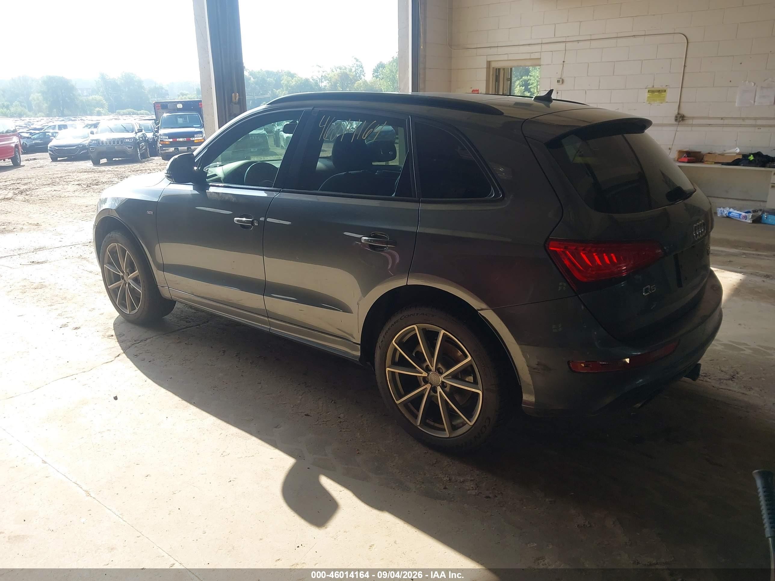 2015 Audi Q5 3.0t Premium Plus Gray vin: WA1WGAFPXFA074460