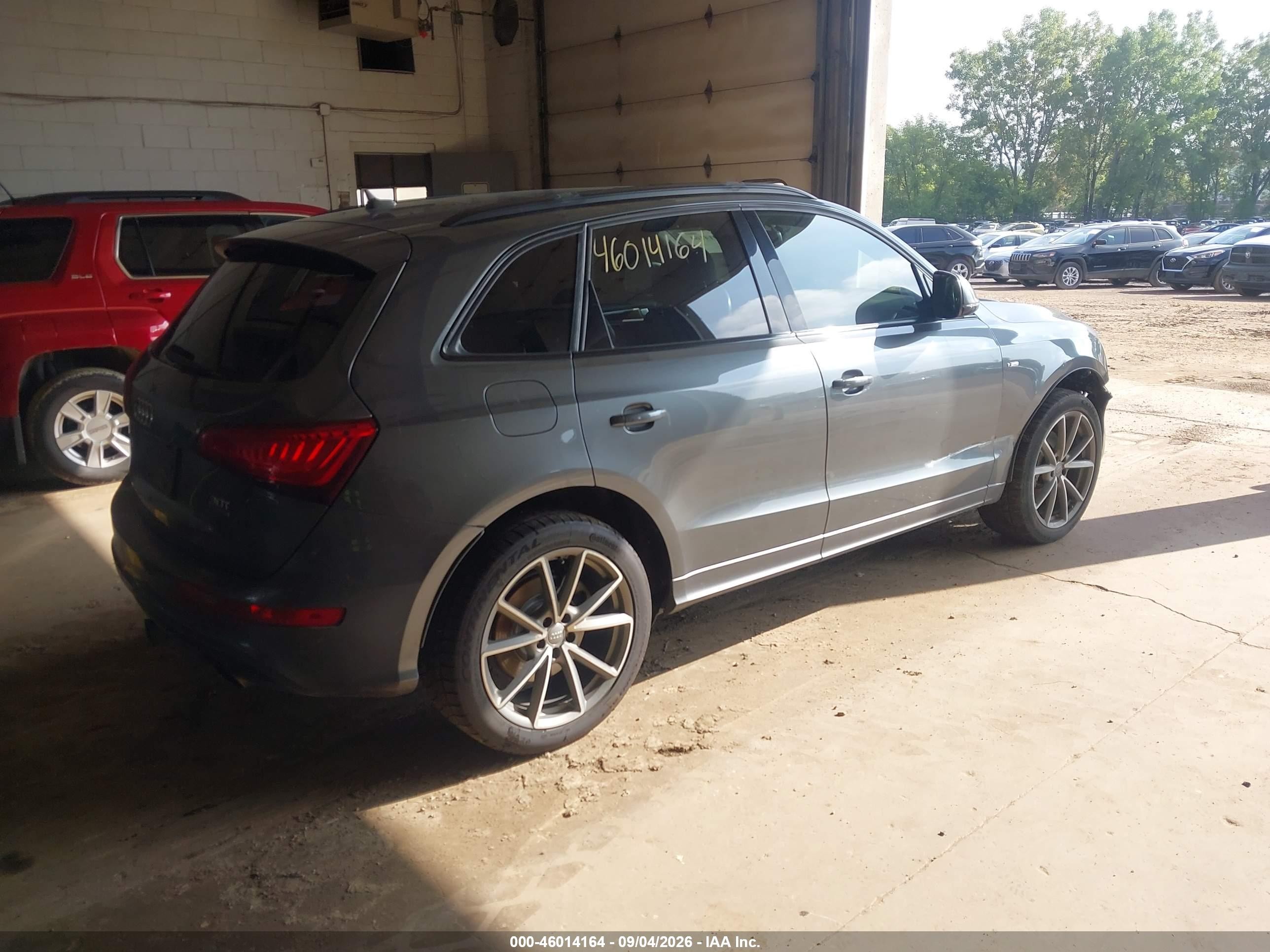 2015 Audi Q5 3.0t Premium Plus Gray vin: WA1WGAFPXFA074460