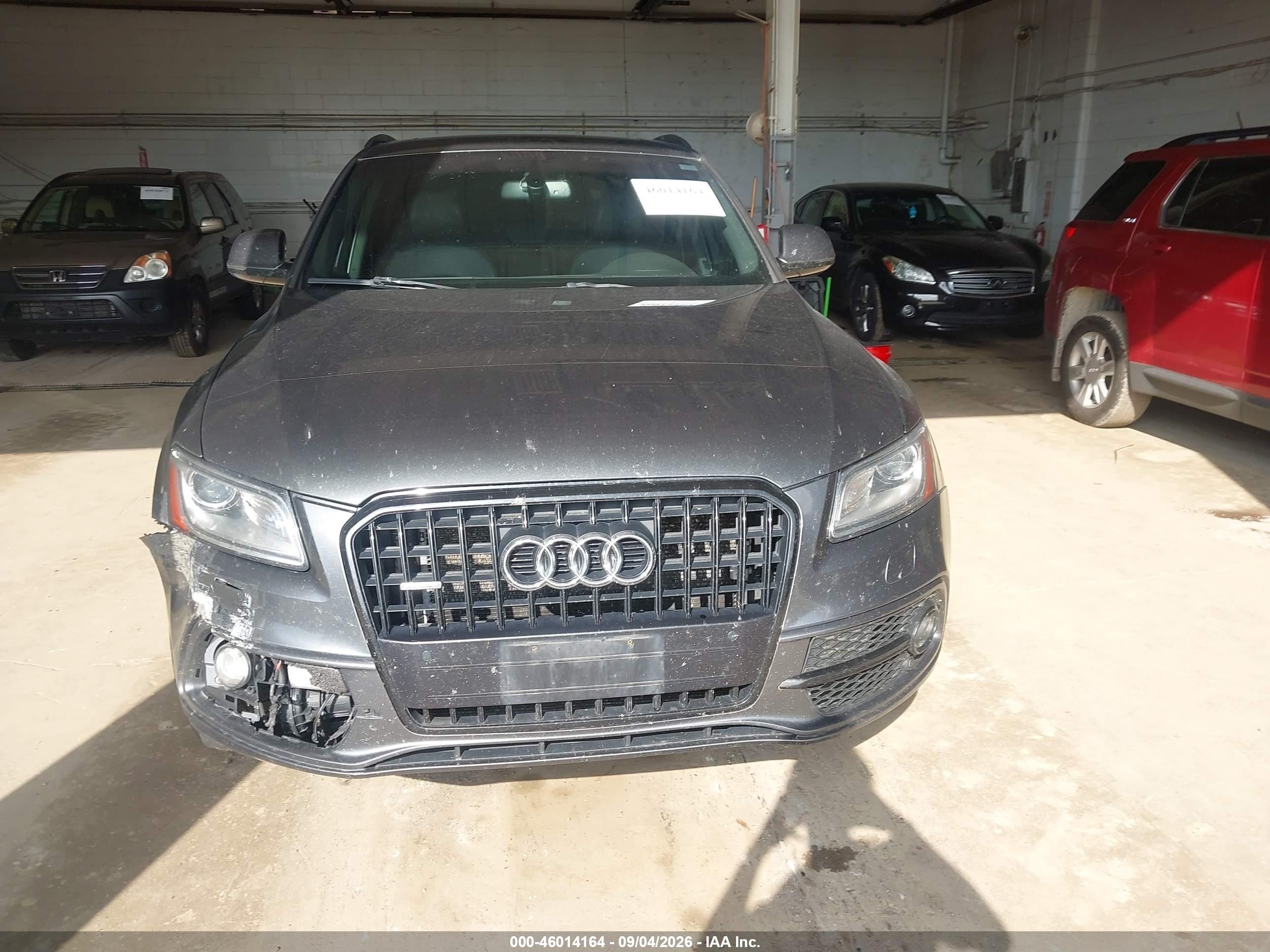 2015 Audi Q5 3.0t Premium Plus Gray vin: WA1WGAFPXFA074460