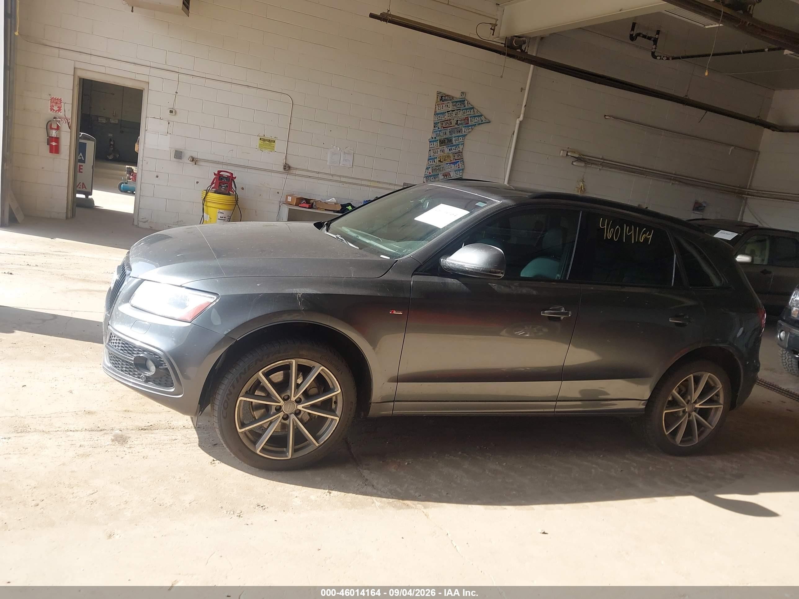 2015 Audi Q5 3.0t Premium Plus Gray vin: WA1WGAFPXFA074460