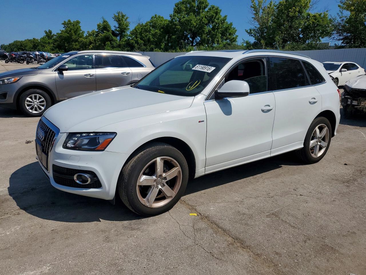 2012 Audi Q5 Prestige White vin: WA1WKAFP5CA055440