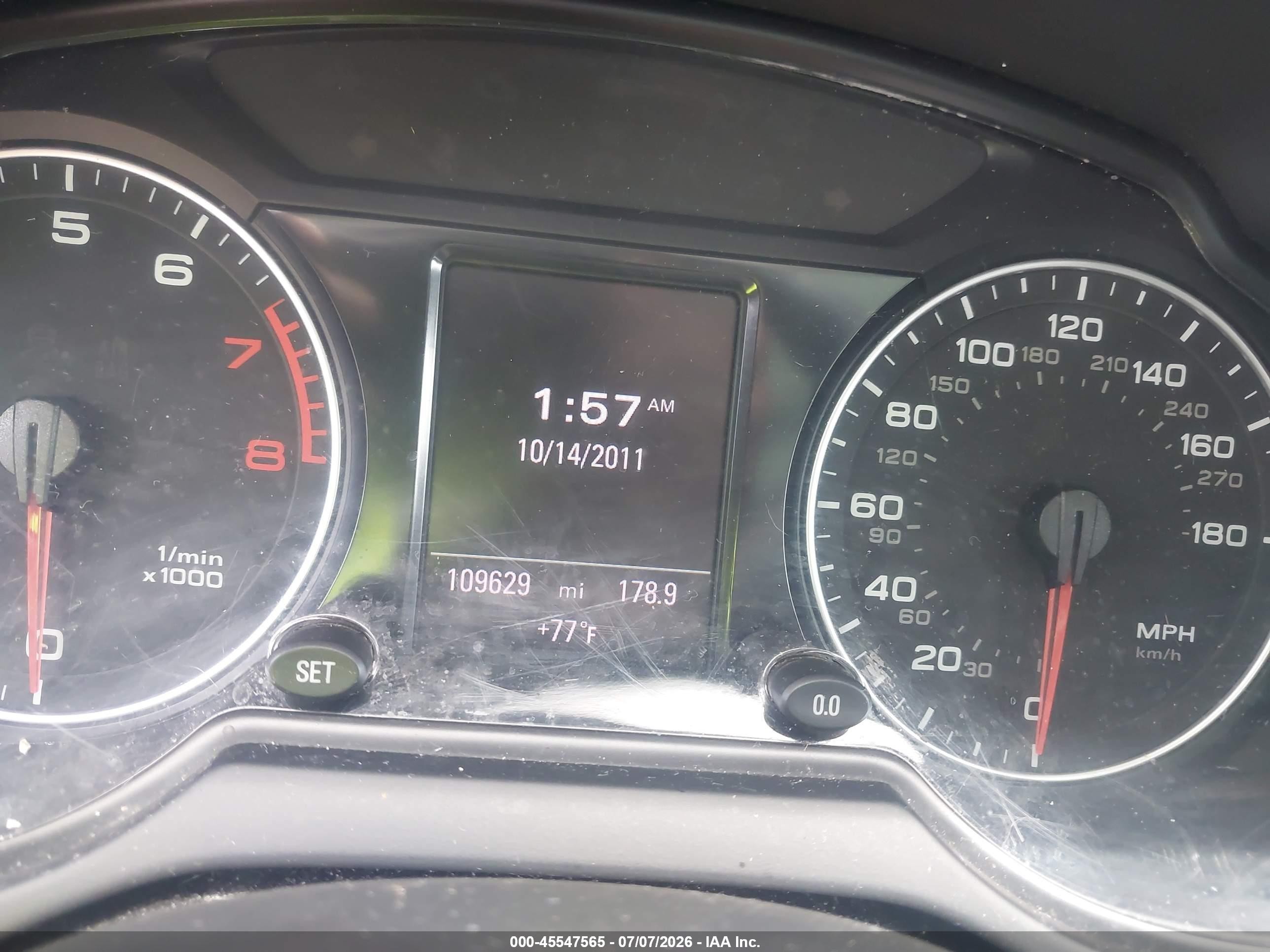 2012 Audi Q5 3.2 Premium Black vin: WA1WKAFP7CA021533