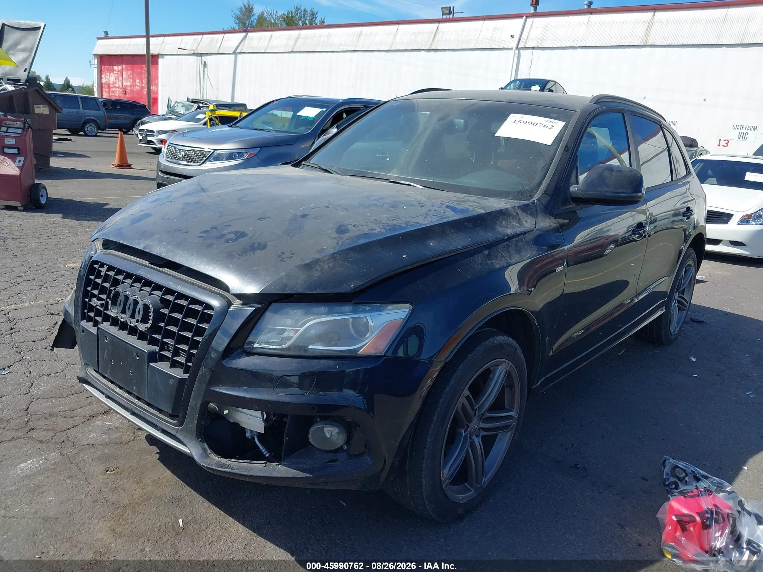 2012 Audi Q5 3.2 Premium Black vin: WA1WKBFP3CA134448