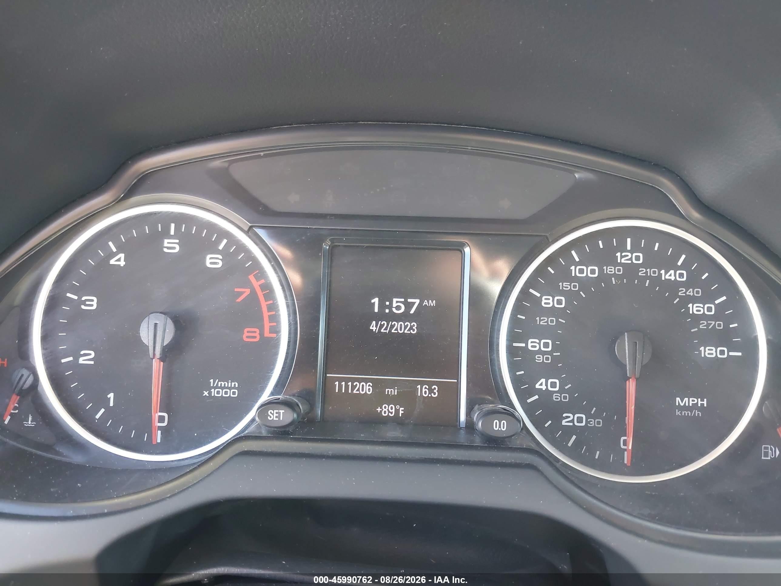 2012 Audi Q5 3.2 Premium Black vin: WA1WKBFP3CA134448