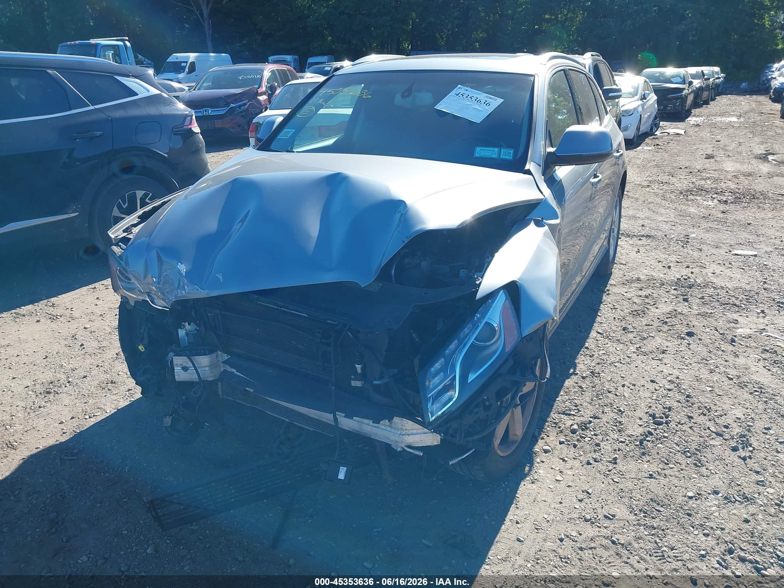 2011 Audi Q5 3.2 Premium Plus Silver vin: WA1WKBFP5BA077247