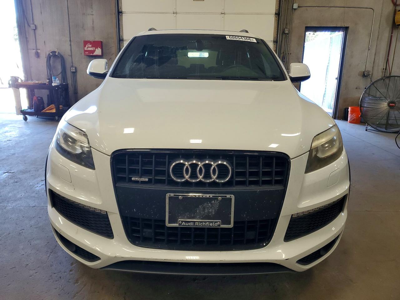 2012 Audi Q7 White vin: WA1WMAFE2CD005487