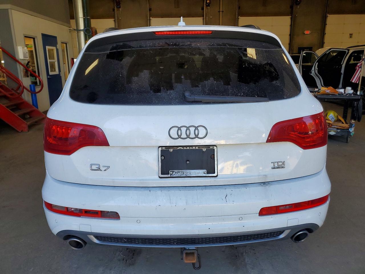 2012 Audi Q7 White vin: WA1WMAFE2CD005487