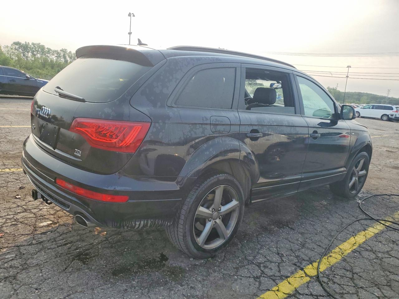 2015 Audi Q7 Tdi Prestige Black vin: WA1WMAFE2FD015991