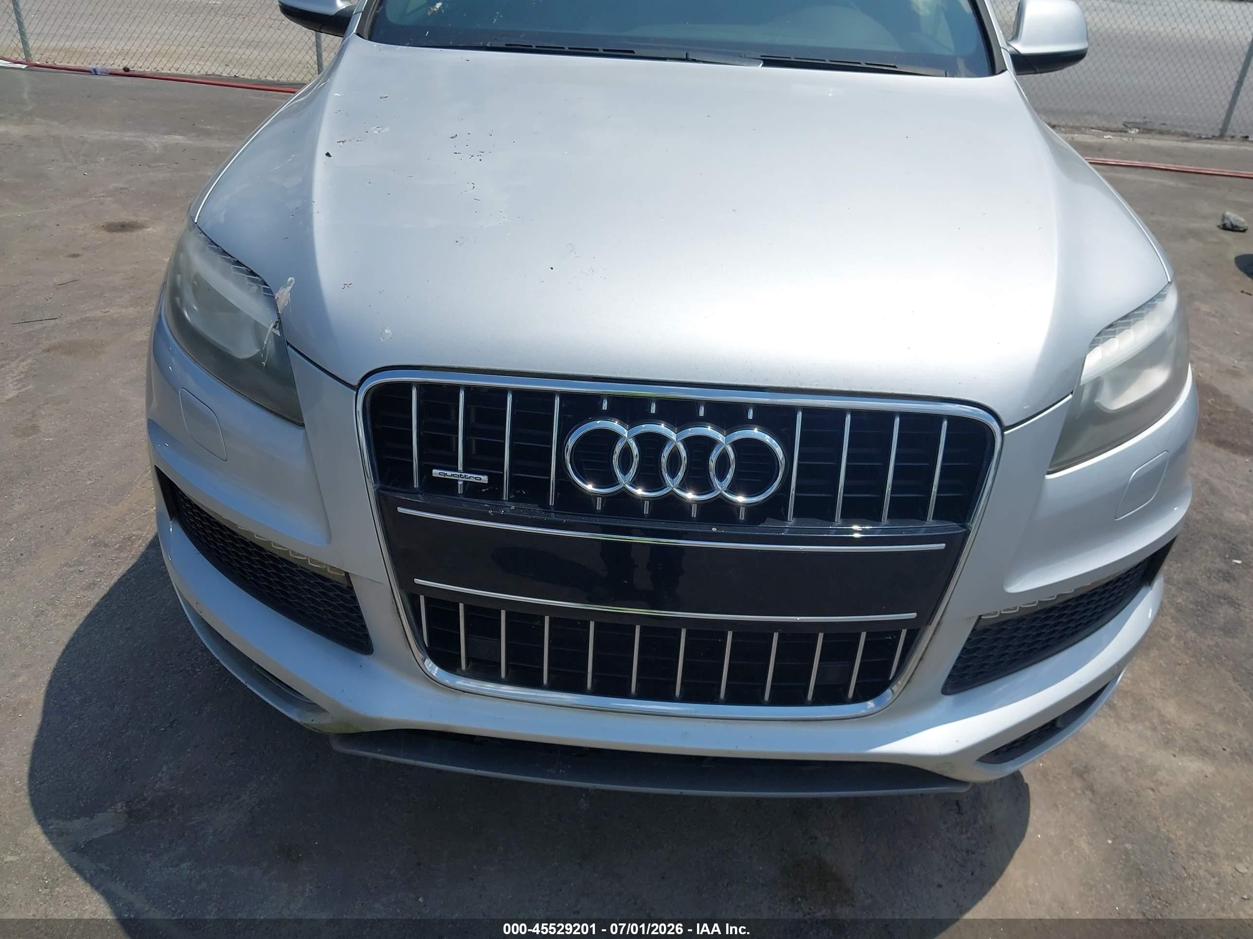 2014 Audi Q7 3.0 Tdi Premium Silver vin: WA1WMAFE6ED005320