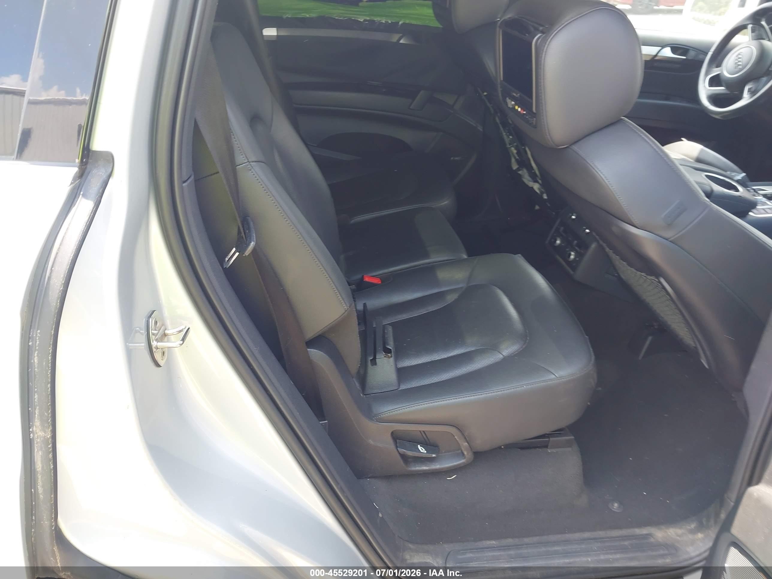 2014 Audi Q7 3.0 Tdi Premium Silver vin: WA1WMAFE6ED005320