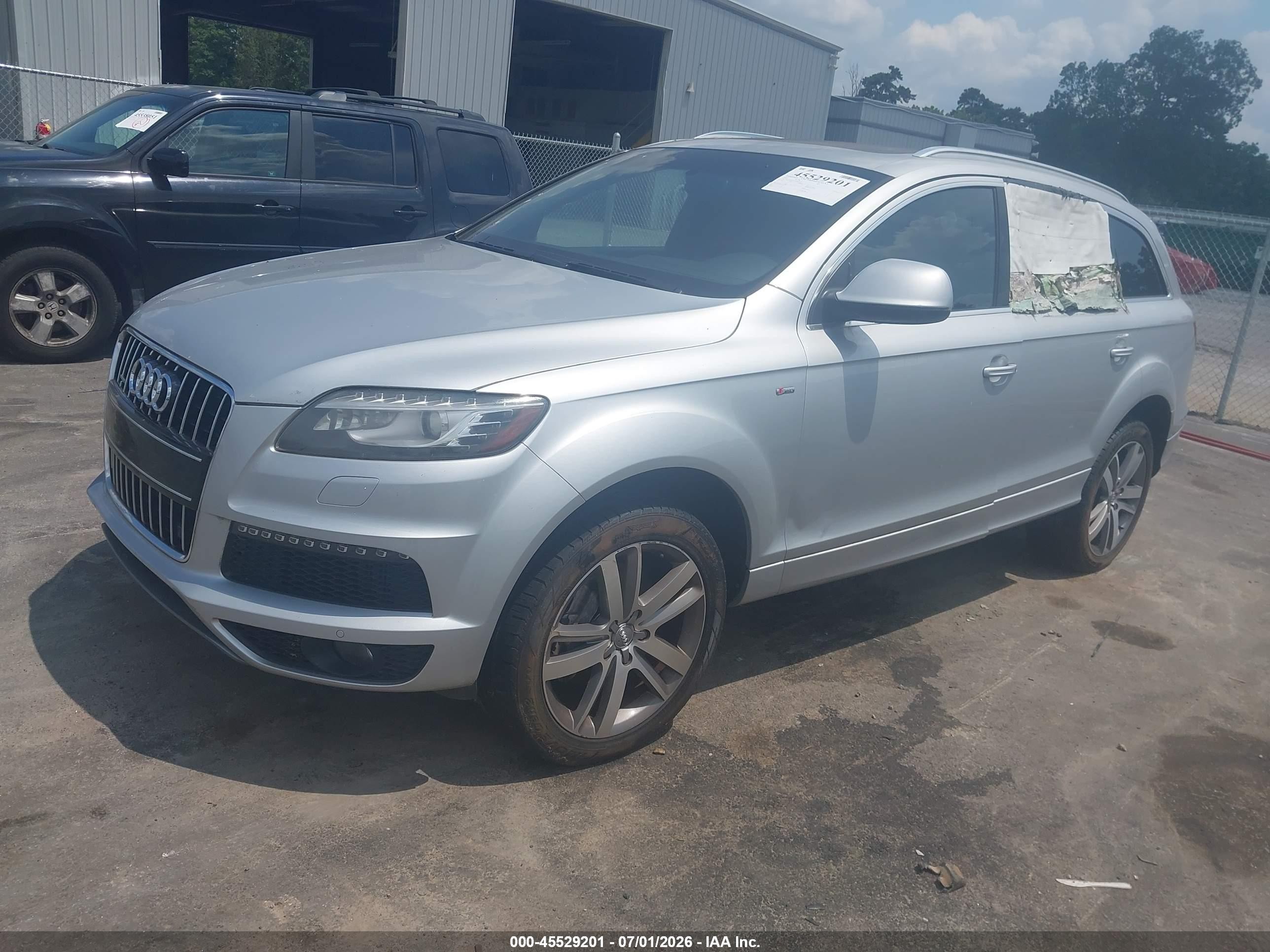 2014 Audi Q7 3.0 Tdi Premium Silver vin: WA1WMAFE6ED005320