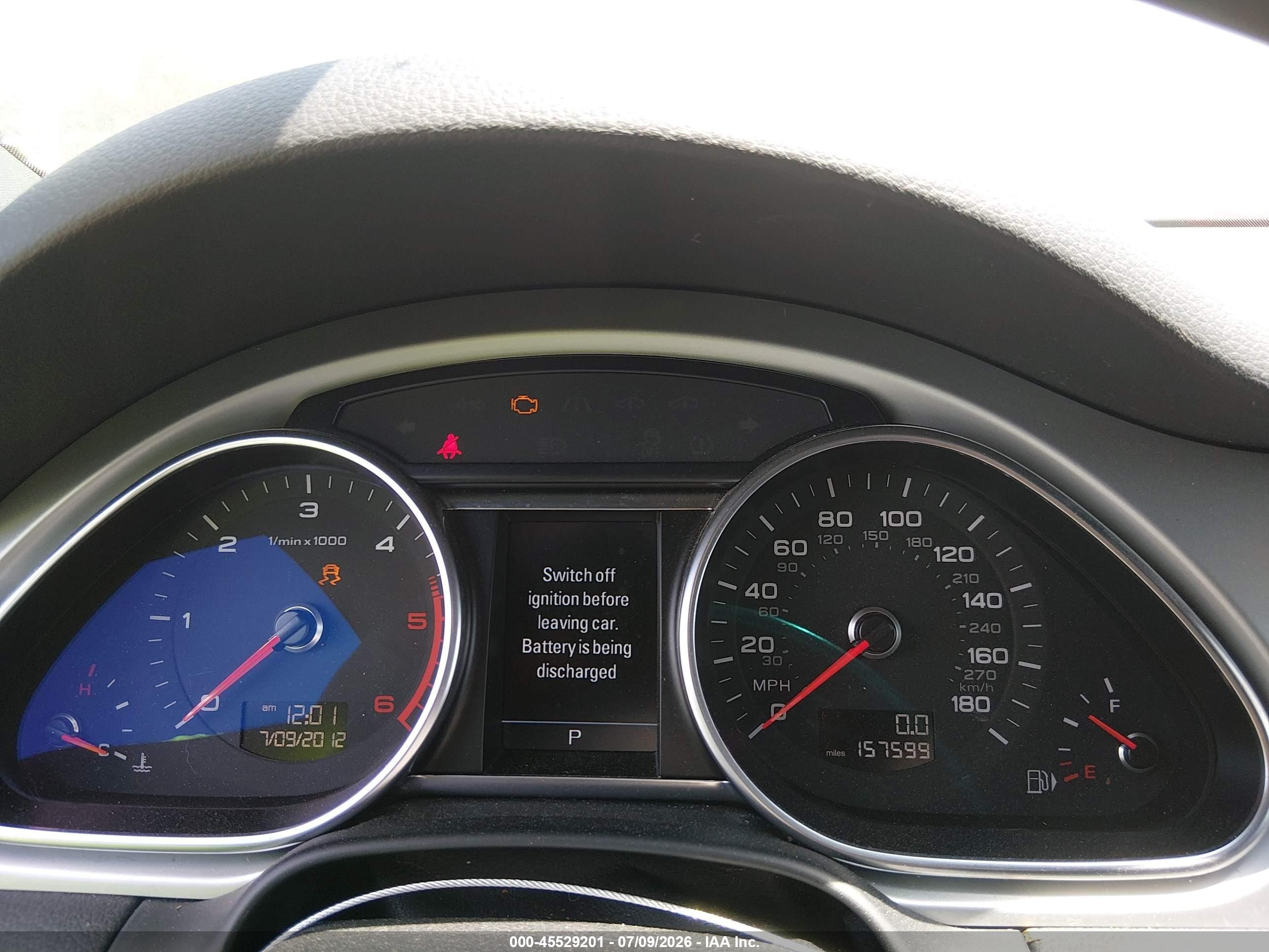 2014 Audi Q7 3.0 Tdi Premium Silver vin: WA1WMAFE6ED005320