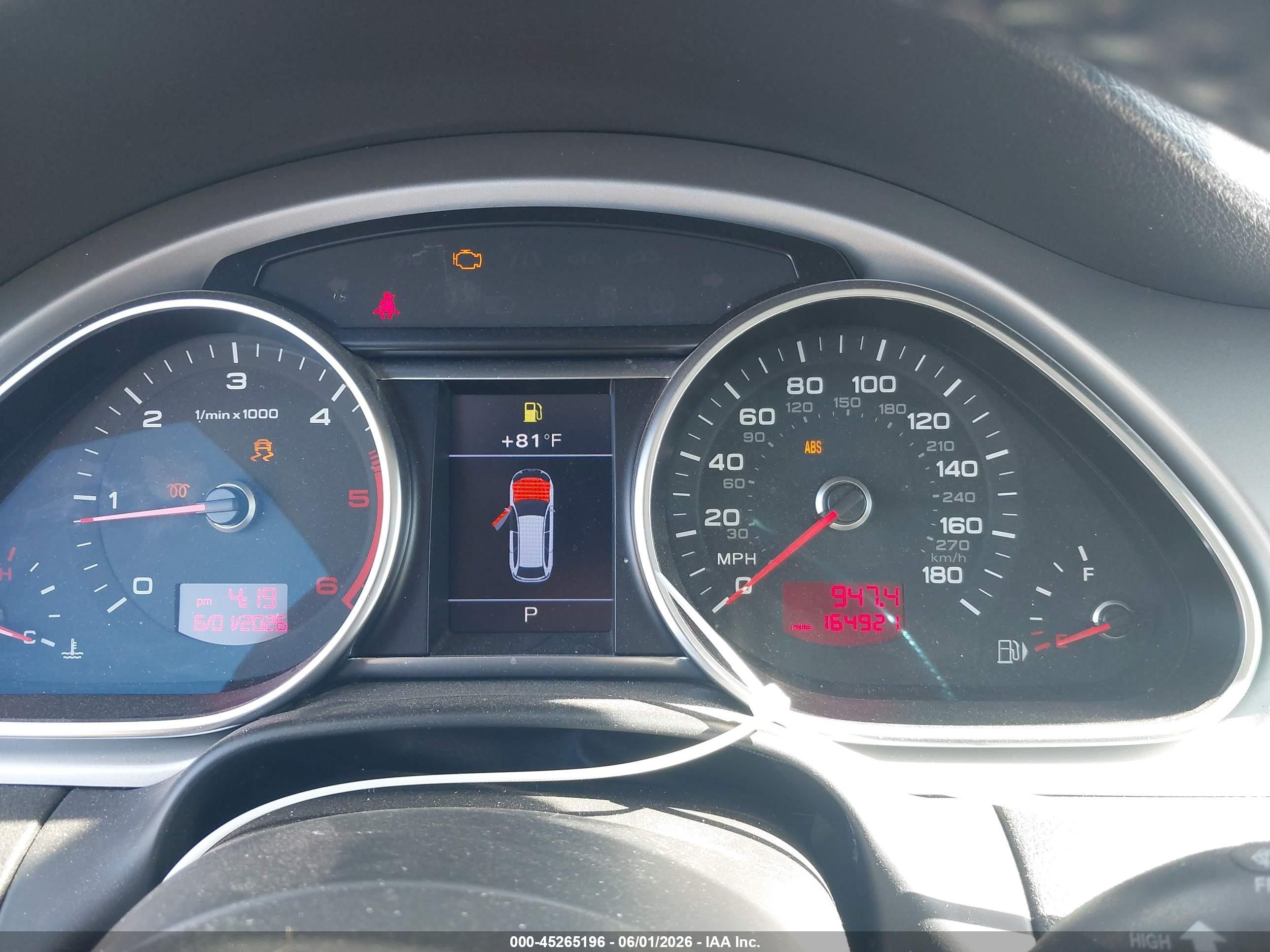 2010 Audi Q7 3.0 Tdi Premium Gray vin: WA1WMAFE7AD002727