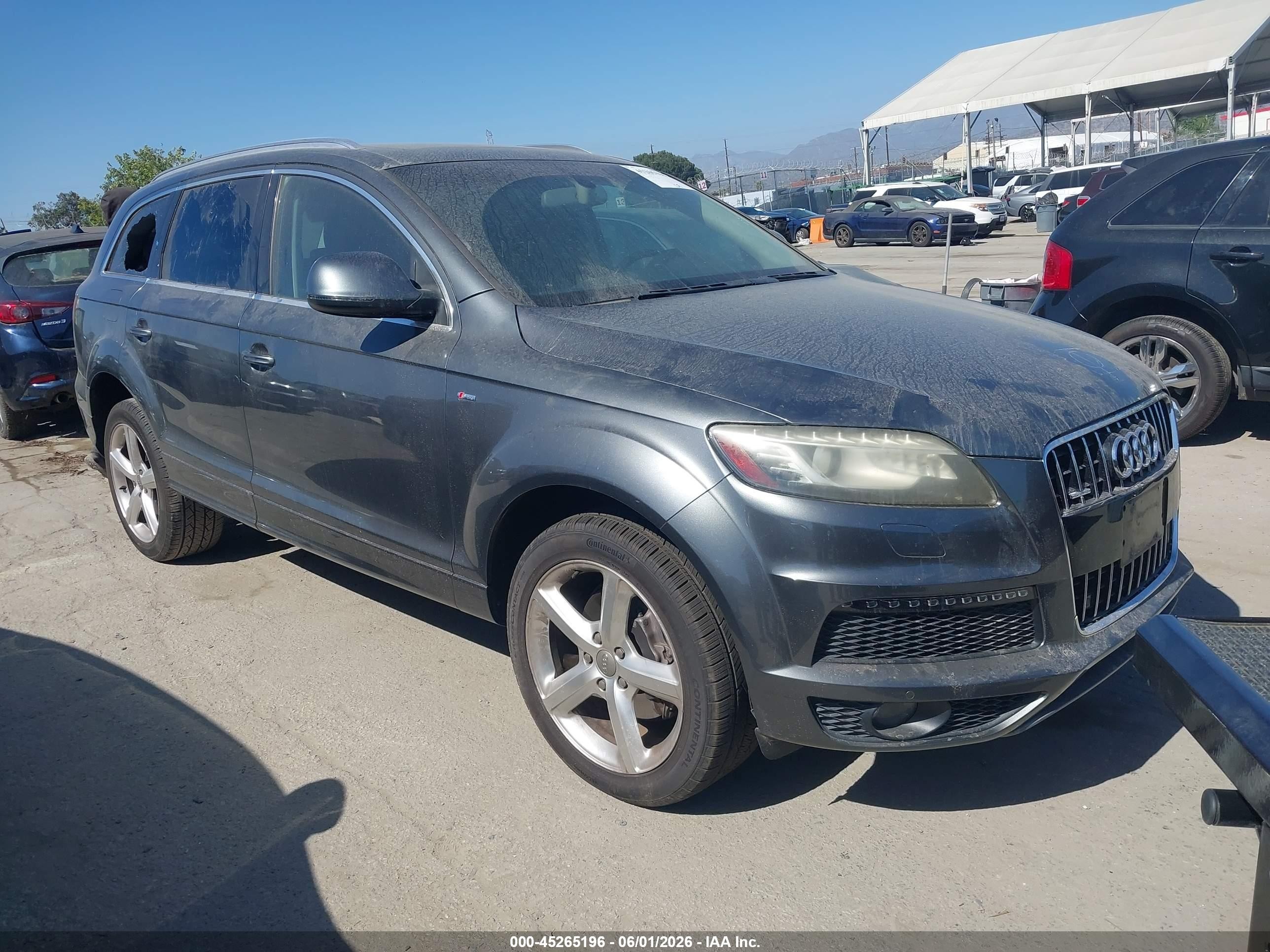 2010 Audi Q7 3.0 Tdi Premium Gray vin: WA1WMAFE7AD002727