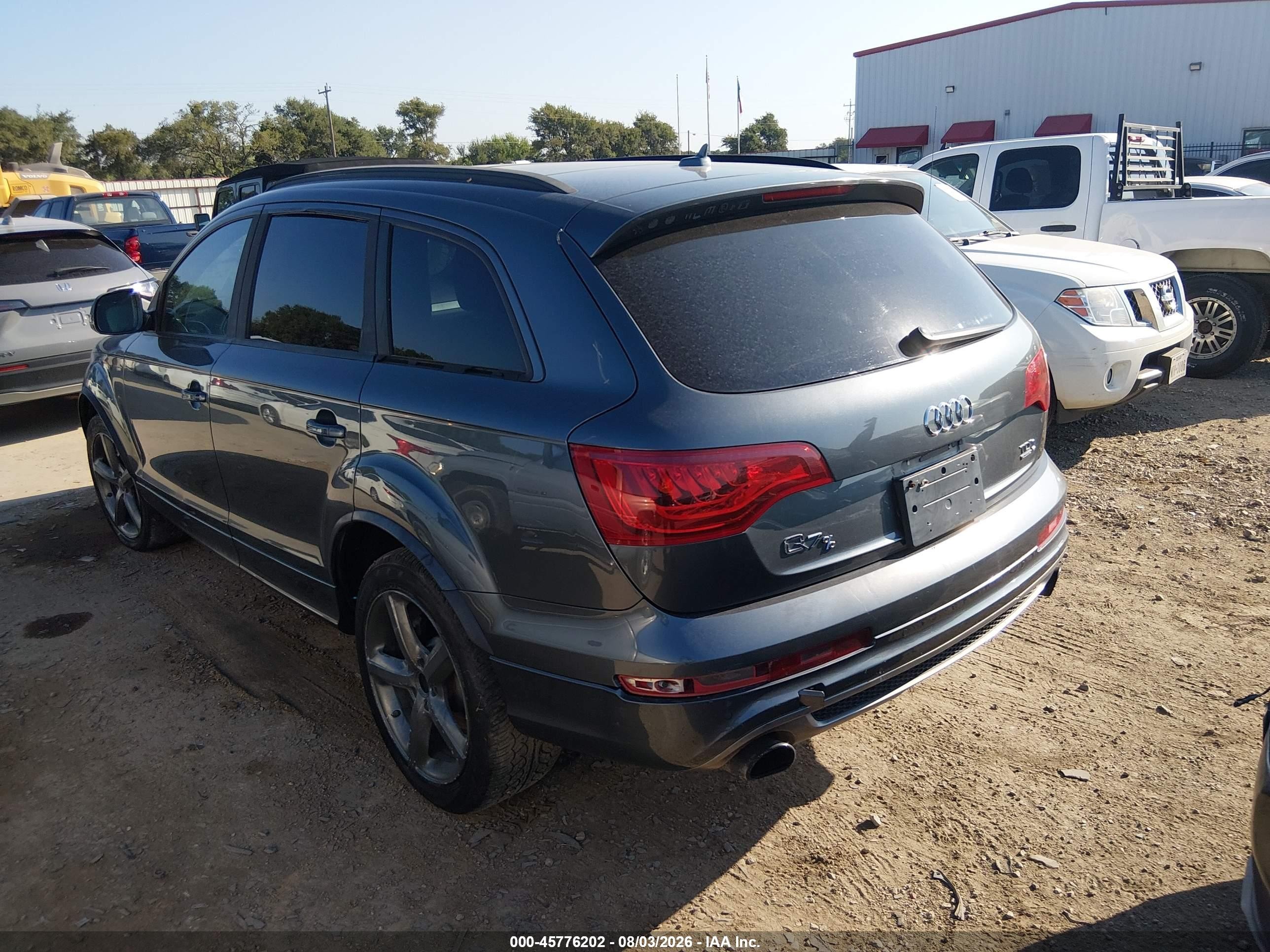 2014 Audi Q7 3.0 Tdi Premium Gray vin: WA1WMAFE7ED002927