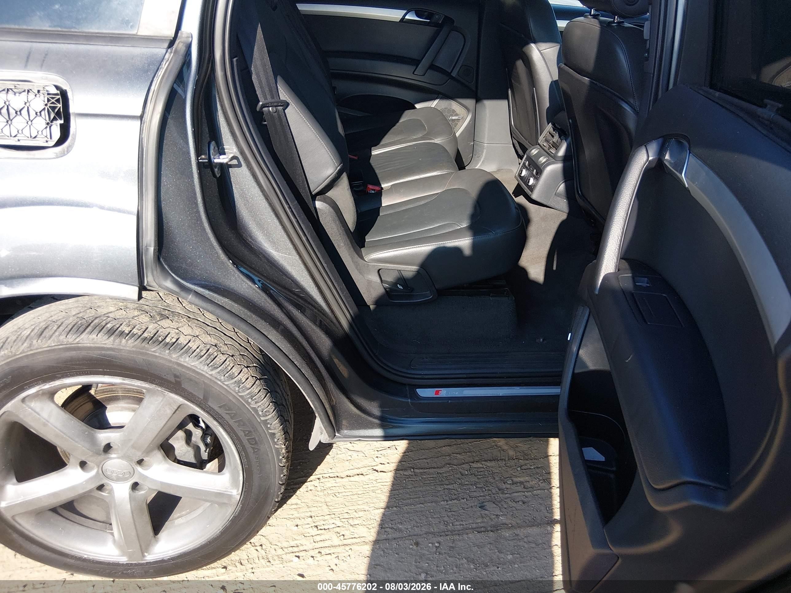 2014 Audi Q7 3.0 Tdi Premium Gray vin: WA1WMAFE7ED002927