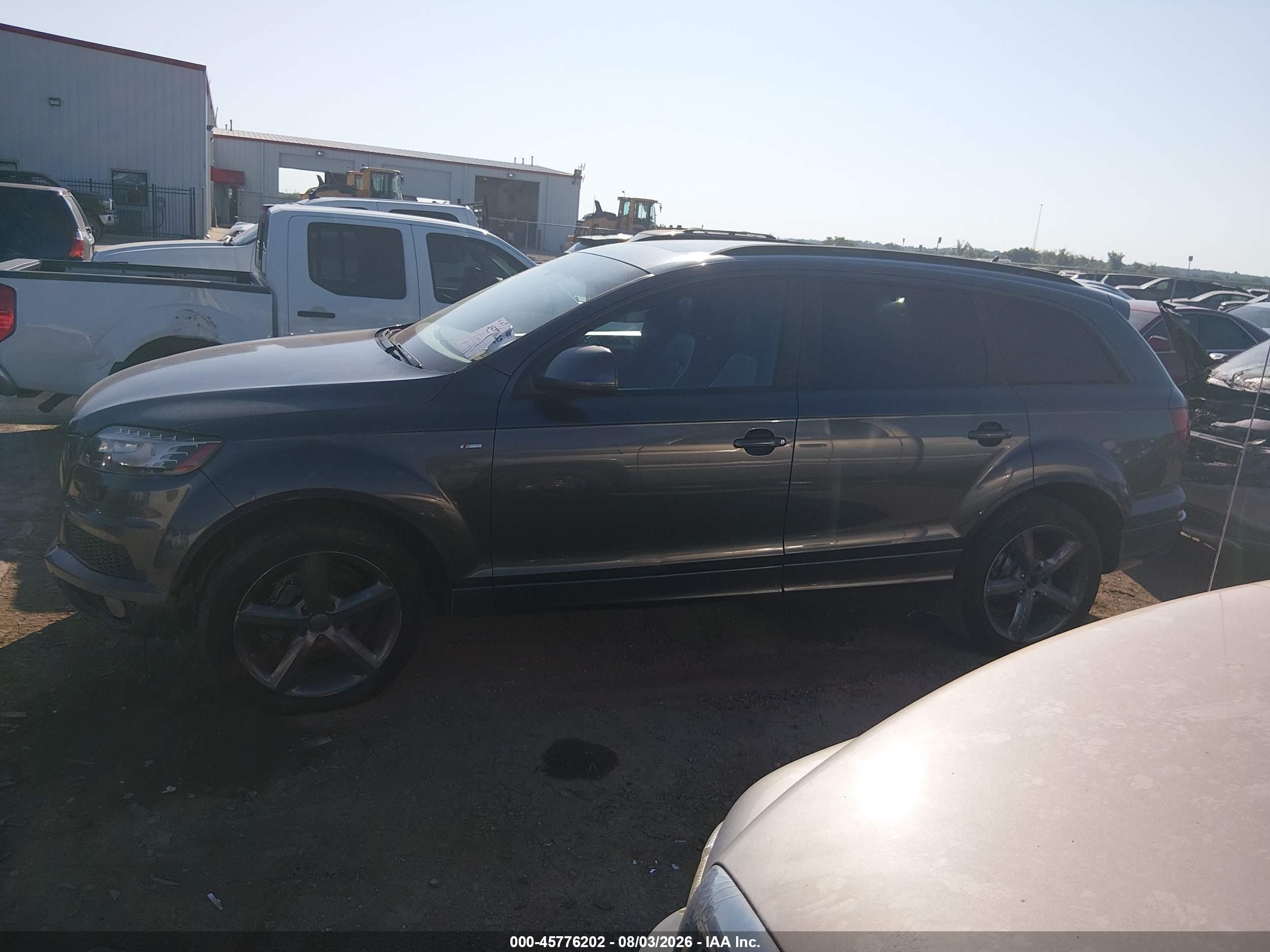 2014 Audi Q7 3.0 Tdi Premium Gray vin: WA1WMAFE7ED002927