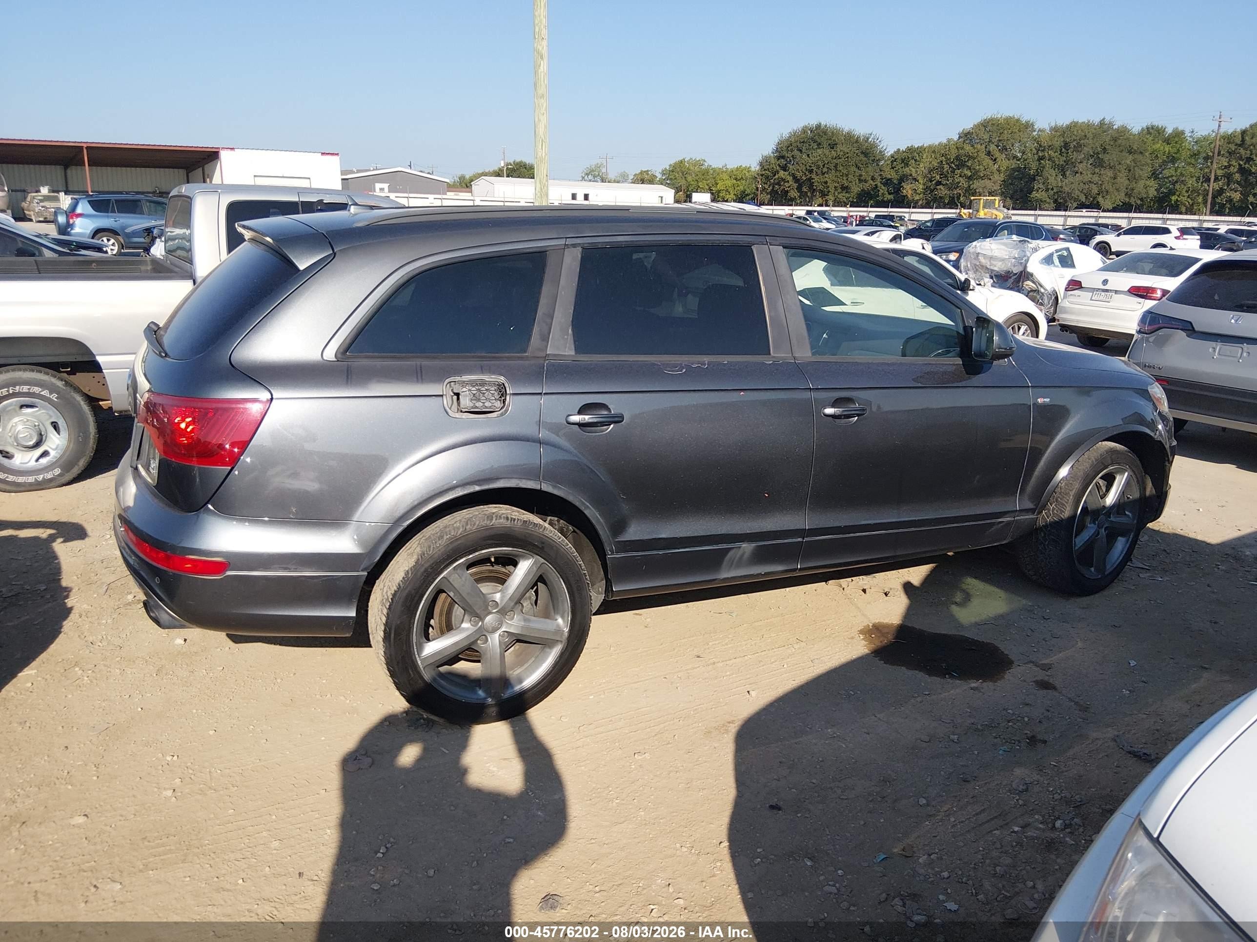 2014 Audi Q7 3.0 Tdi Premium Gray vin: WA1WMAFE7ED002927