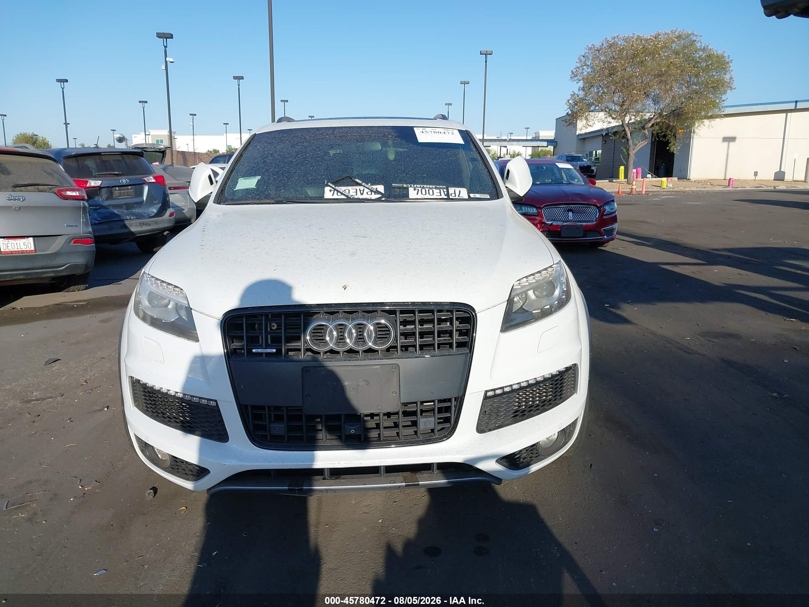 2015 Audi Q7 3.0 Tdi Premium White vin: WA1WMAFE7FD019356