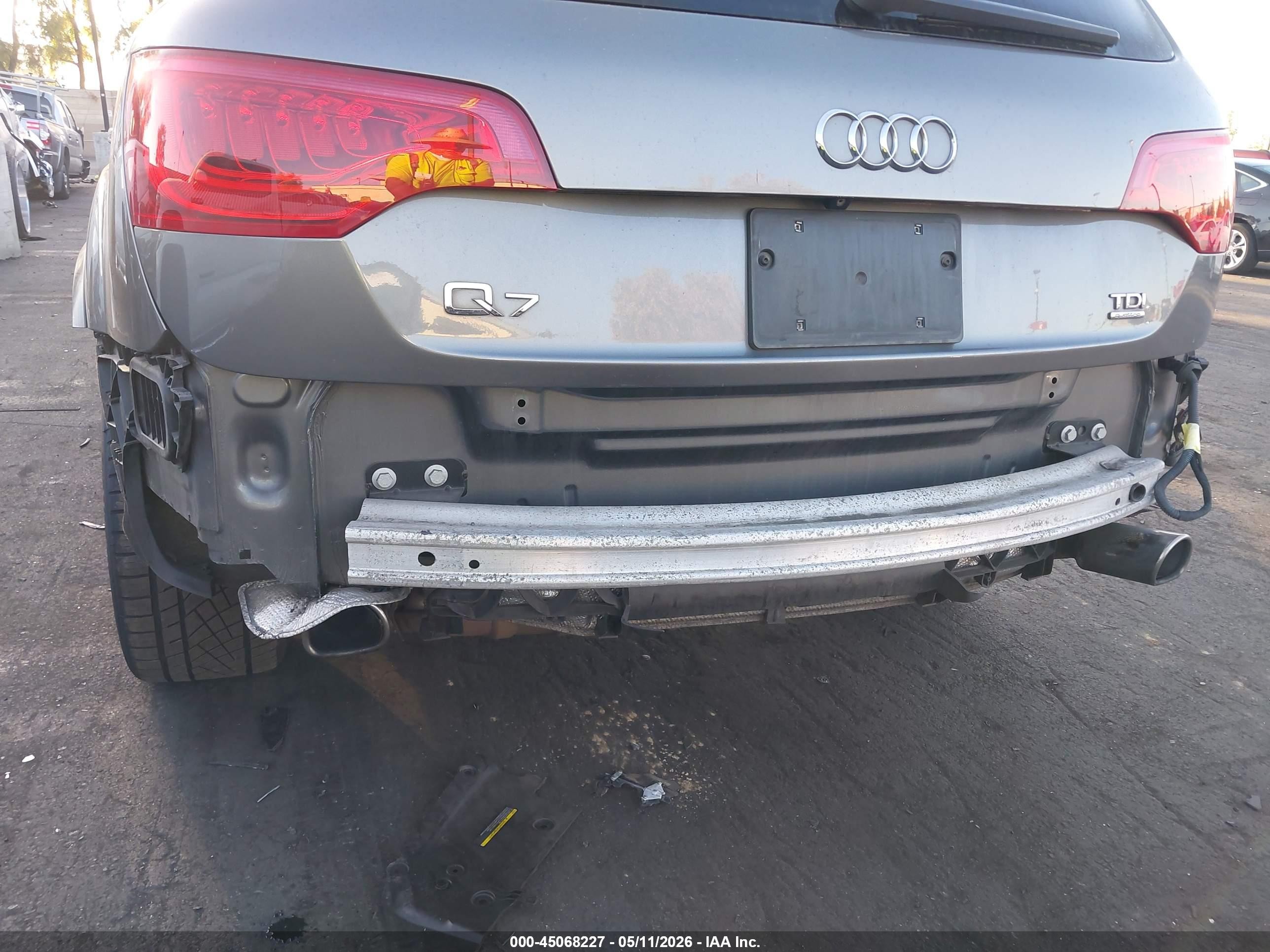 2014 Audi Q7 3.0 Tdi Premium Gray vin: WA1WMAFE9ED020135