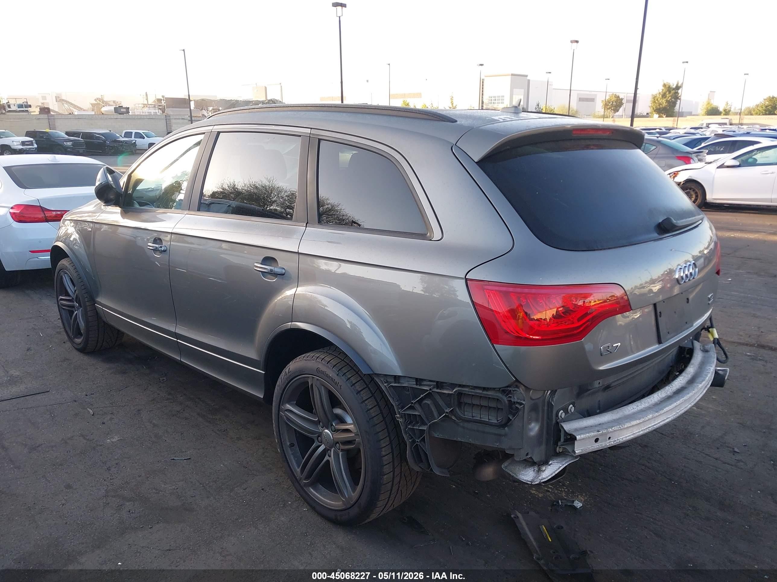 2014 Audi Q7 3.0 Tdi Premium Gray vin: WA1WMAFE9ED020135