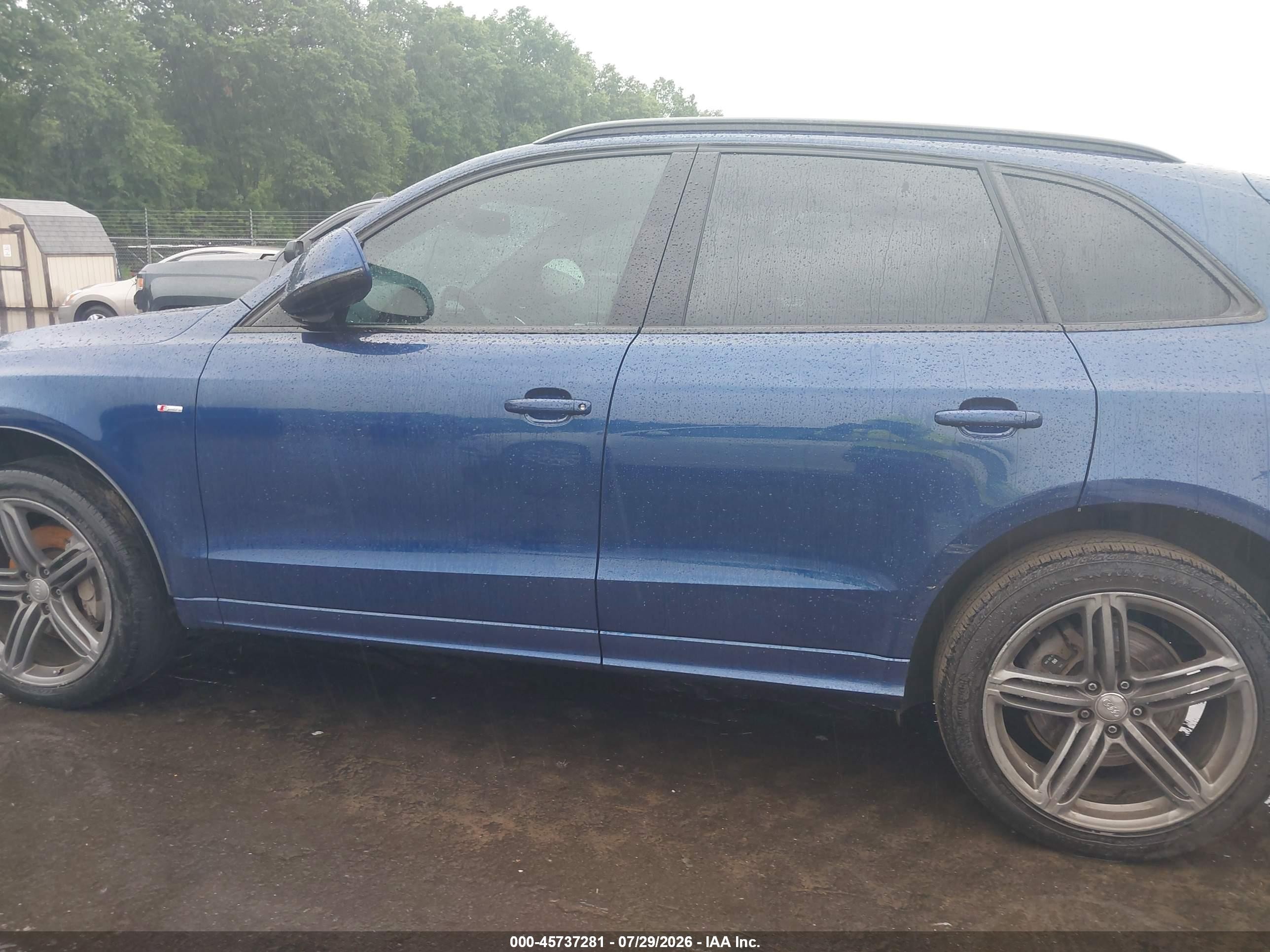 2015 Audi Q5 3.0 Tdi Premium Plus Blue vin: WA1WMBFP4FA090975