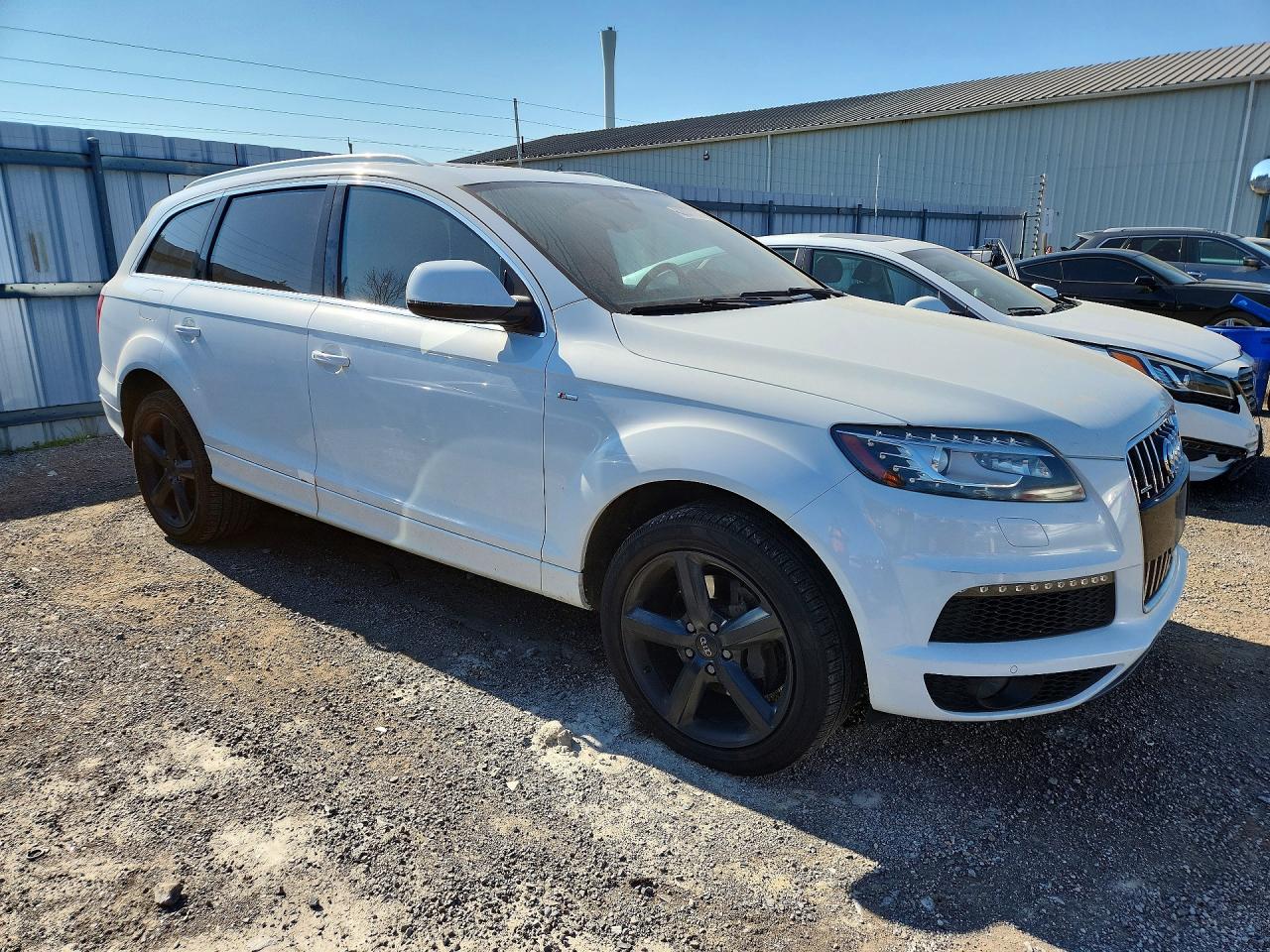 2015 Audi Q7 Tdi Prestige White vin: WA1WMCFE6FD008957