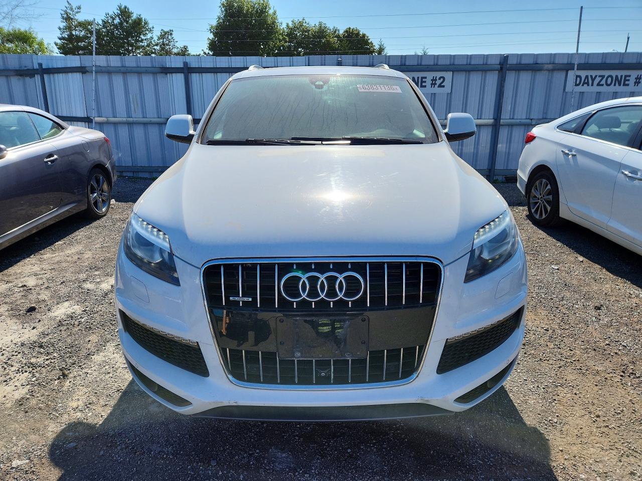2015 Audi Q7 Tdi Prestige White vin: WA1WMCFE6FD008957