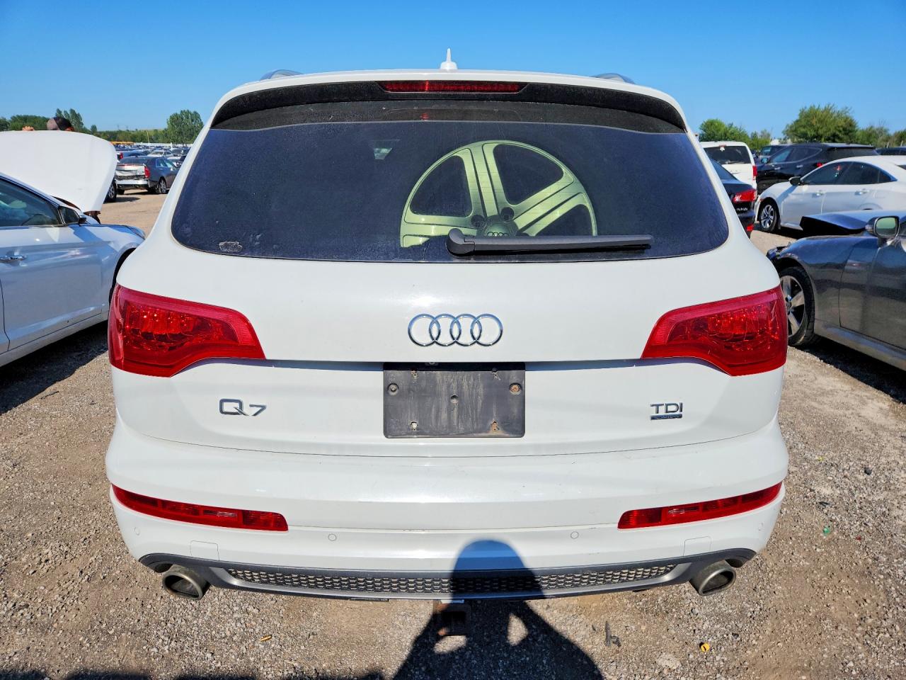 2015 Audi Q7 Tdi Prestige White vin: WA1WMCFE6FD008957